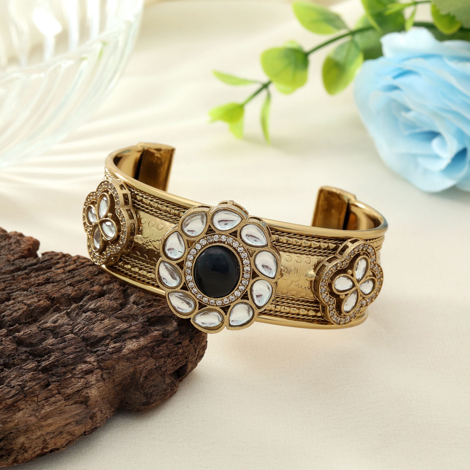 Blue Color American Diamond Bracelet