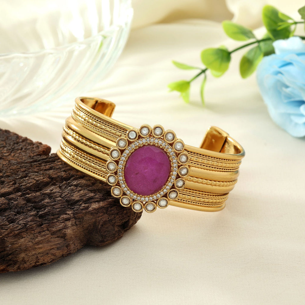 Light Purple Color American Diamond Bracelet