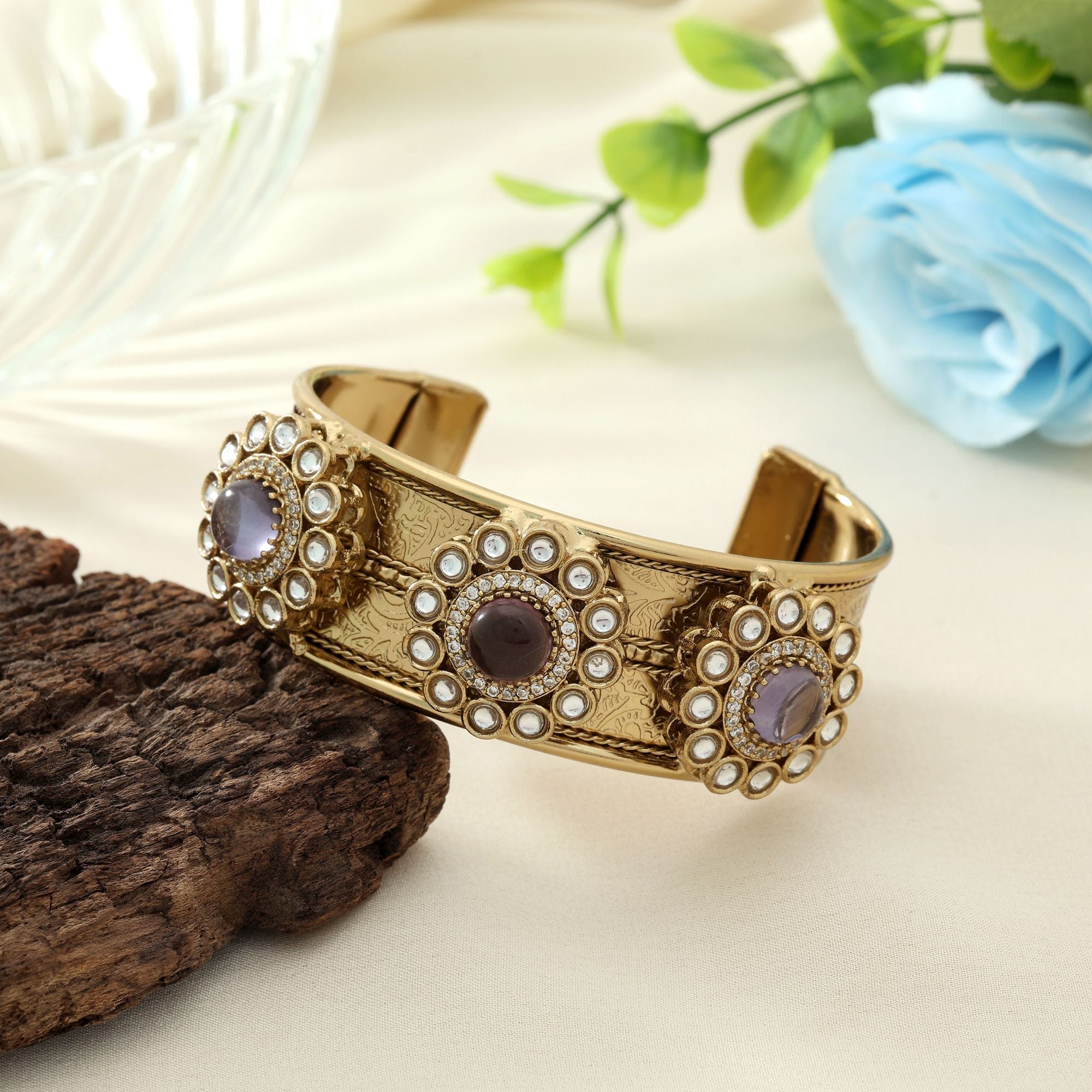 Light Blue Color American Diamond Bracelet