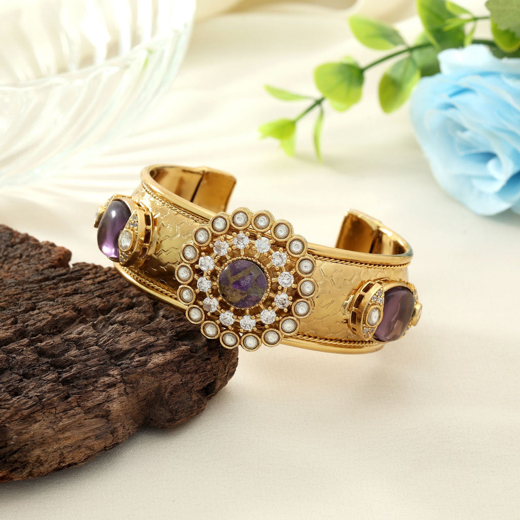 Light Blue Color American Diamond Bracelet (Trendy)