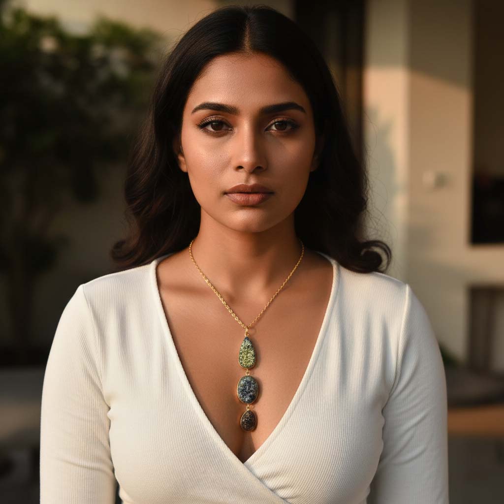 Grey Color Amrapali Hansli Necklace Crafted For Traditional Wear And Cultural Celebrations