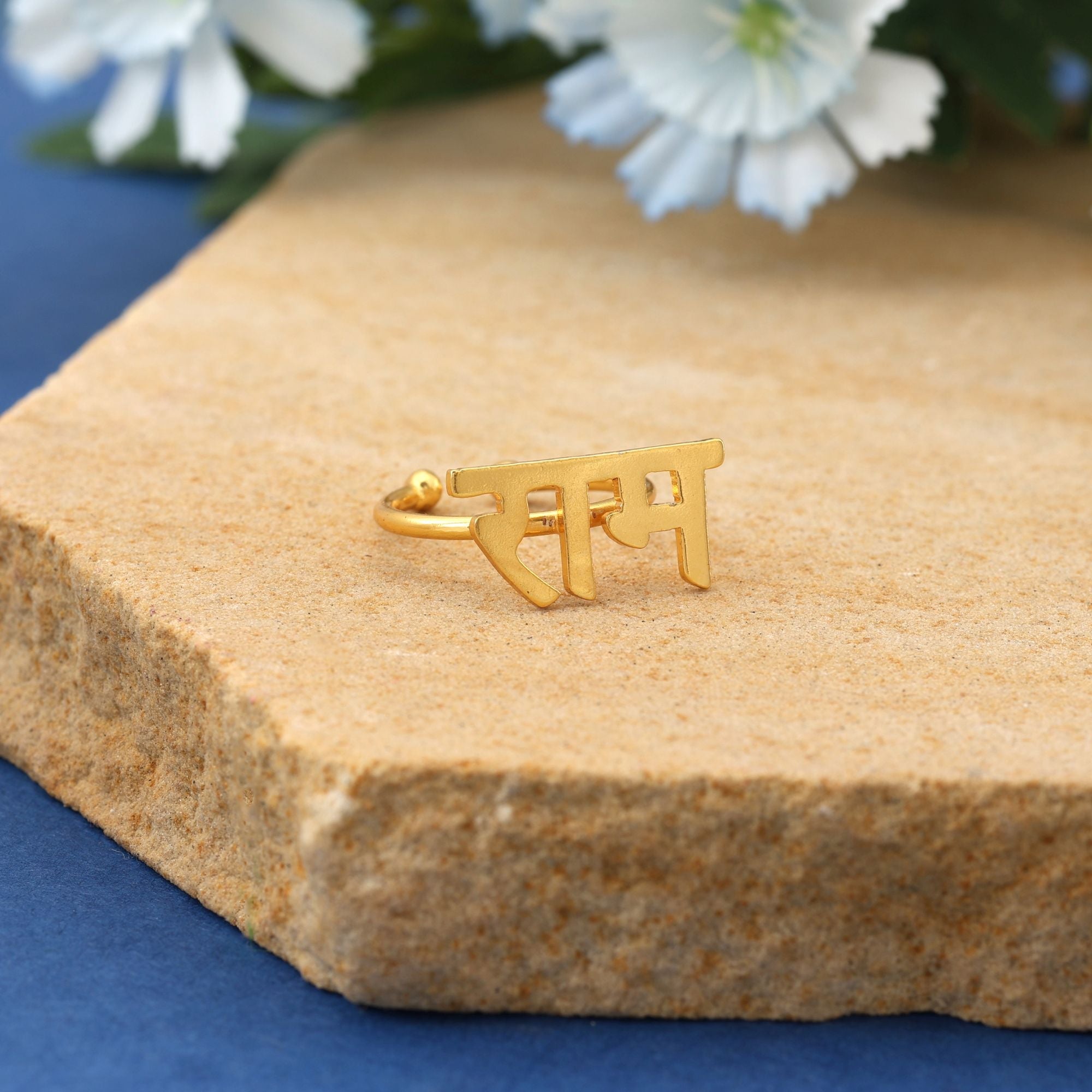 Gold Color Amrapali Rings Crafted For Luxurious Traditional Looks With Exquisite Handcrafted Beauty