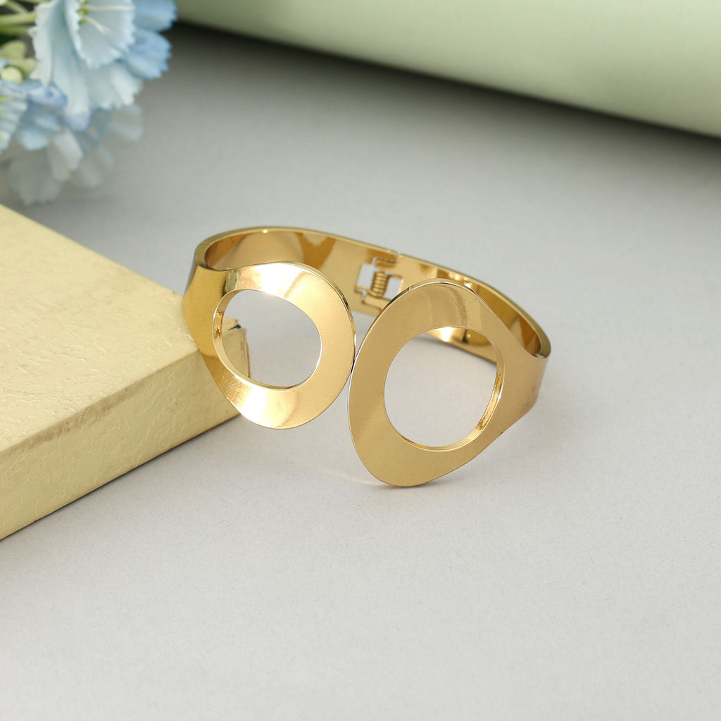 Gold Color Openable Anti Tarnish Bracelet