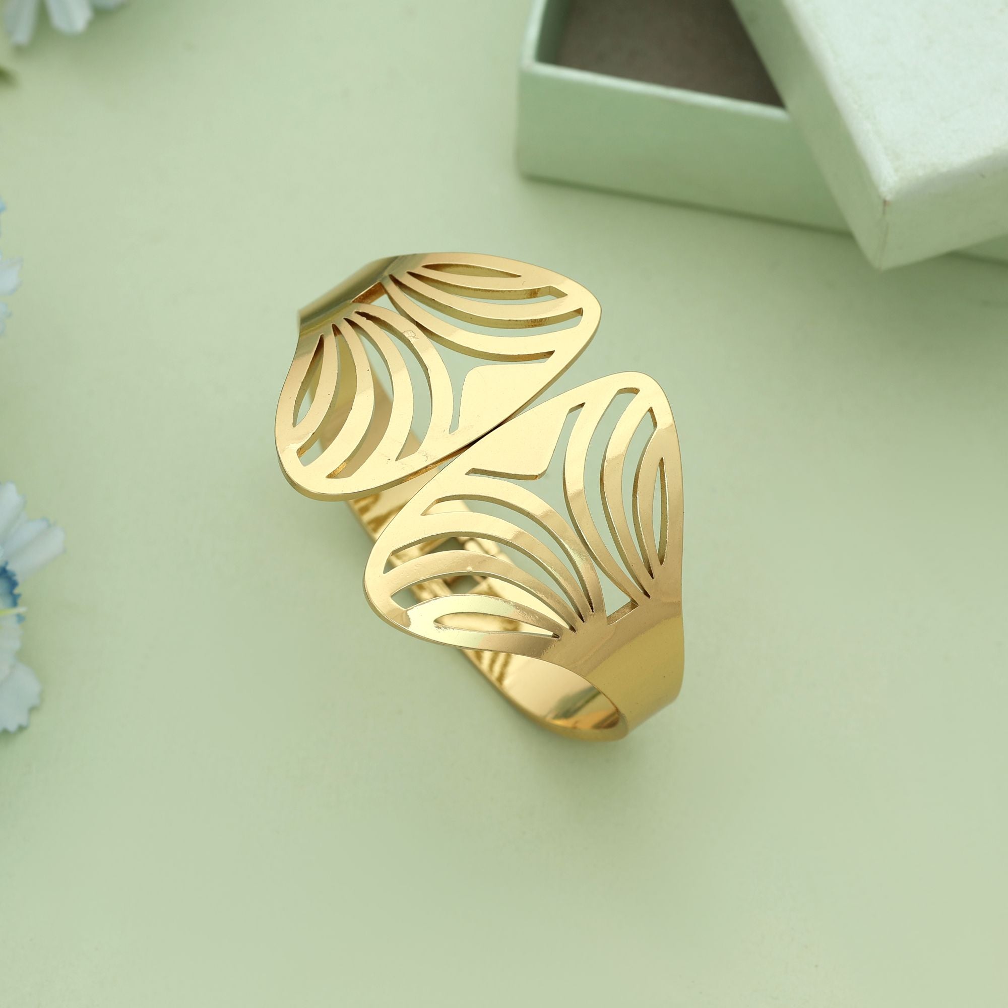 Gold Color Openable Anti Tarnish Bracelet