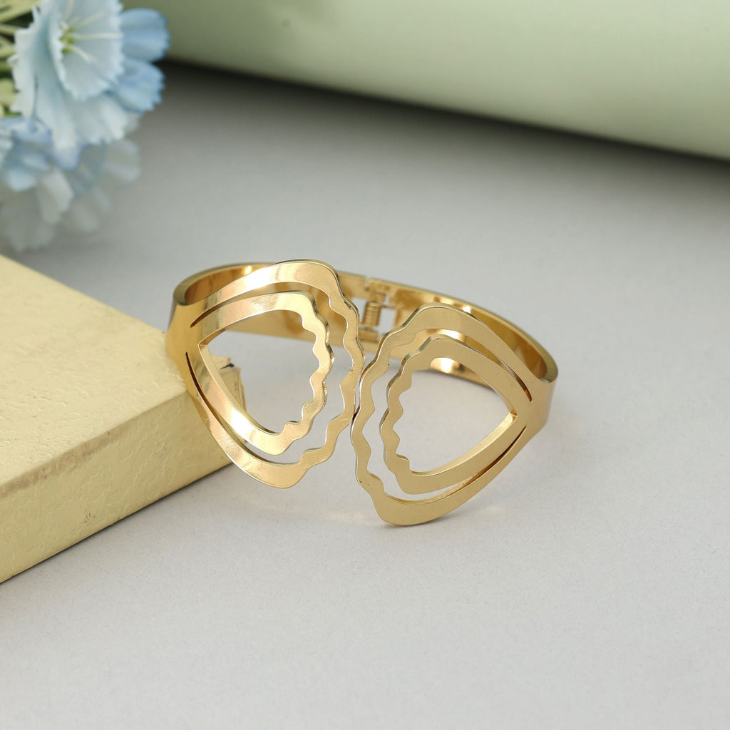 Gold Color Openable Anti Tarnish Bracelet