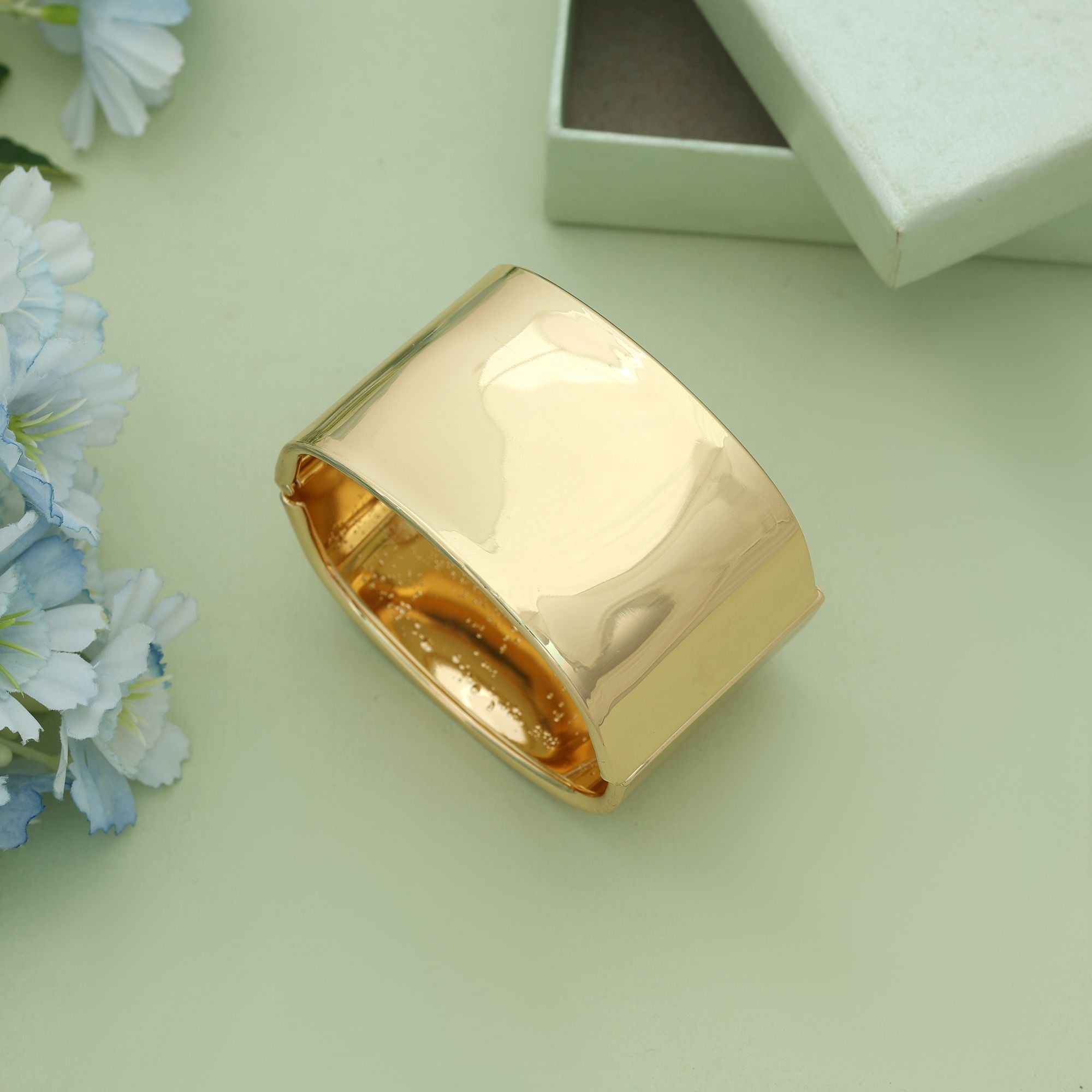 Gold Color Openable Anti Tarnish Bracelet