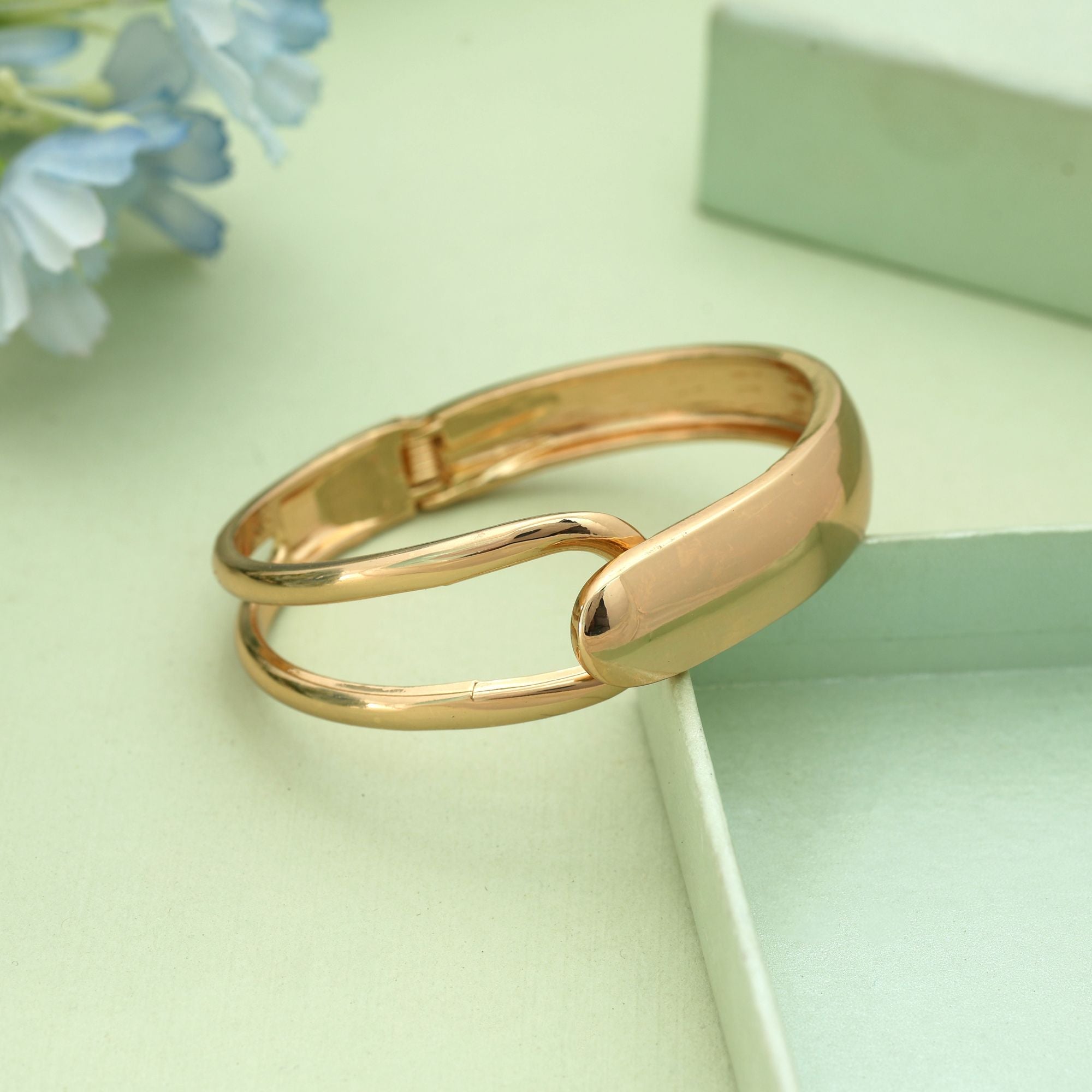 Gold Color Openable Anti Tarnish Bracelet