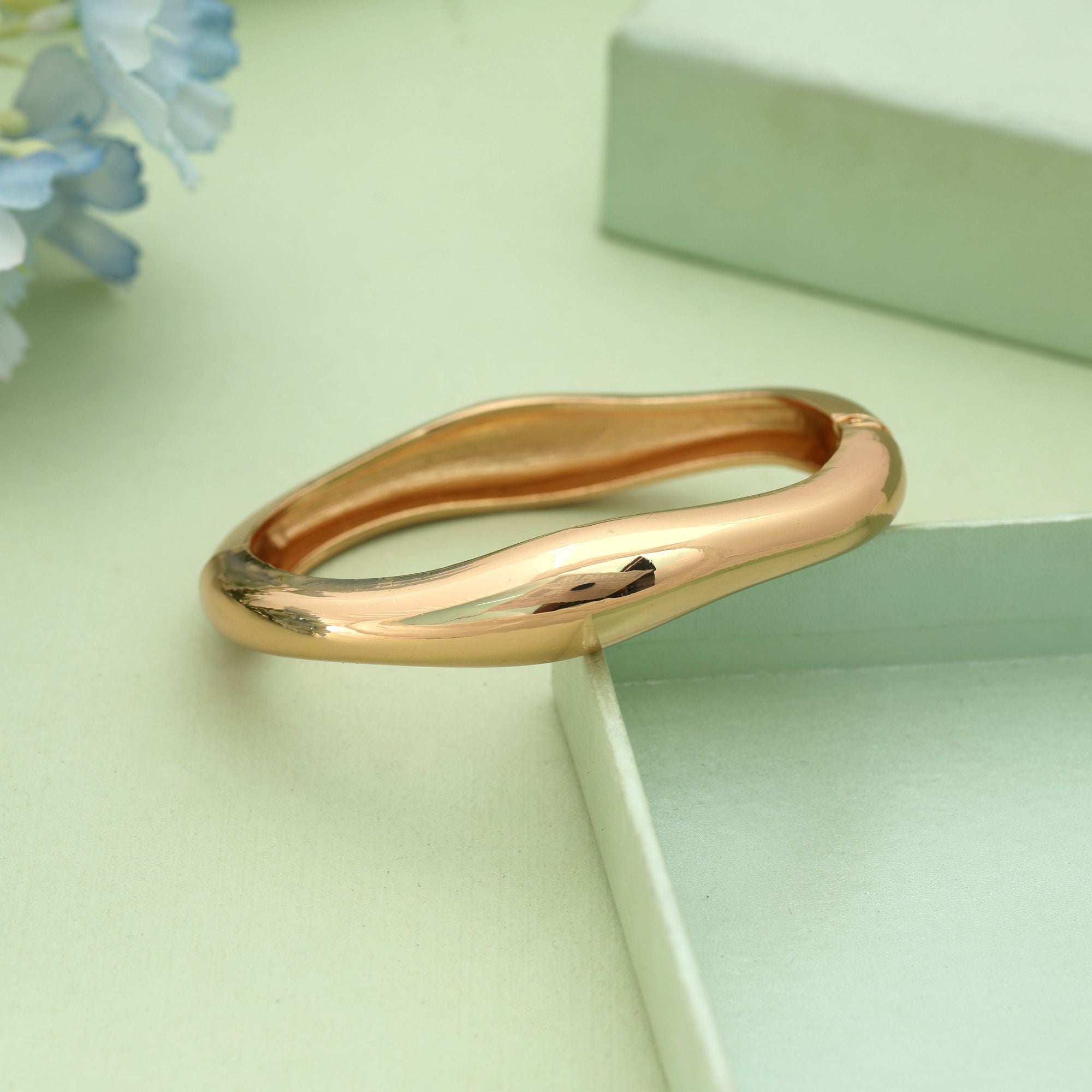 Gold Color Openable Anti Tarnish Bracelet