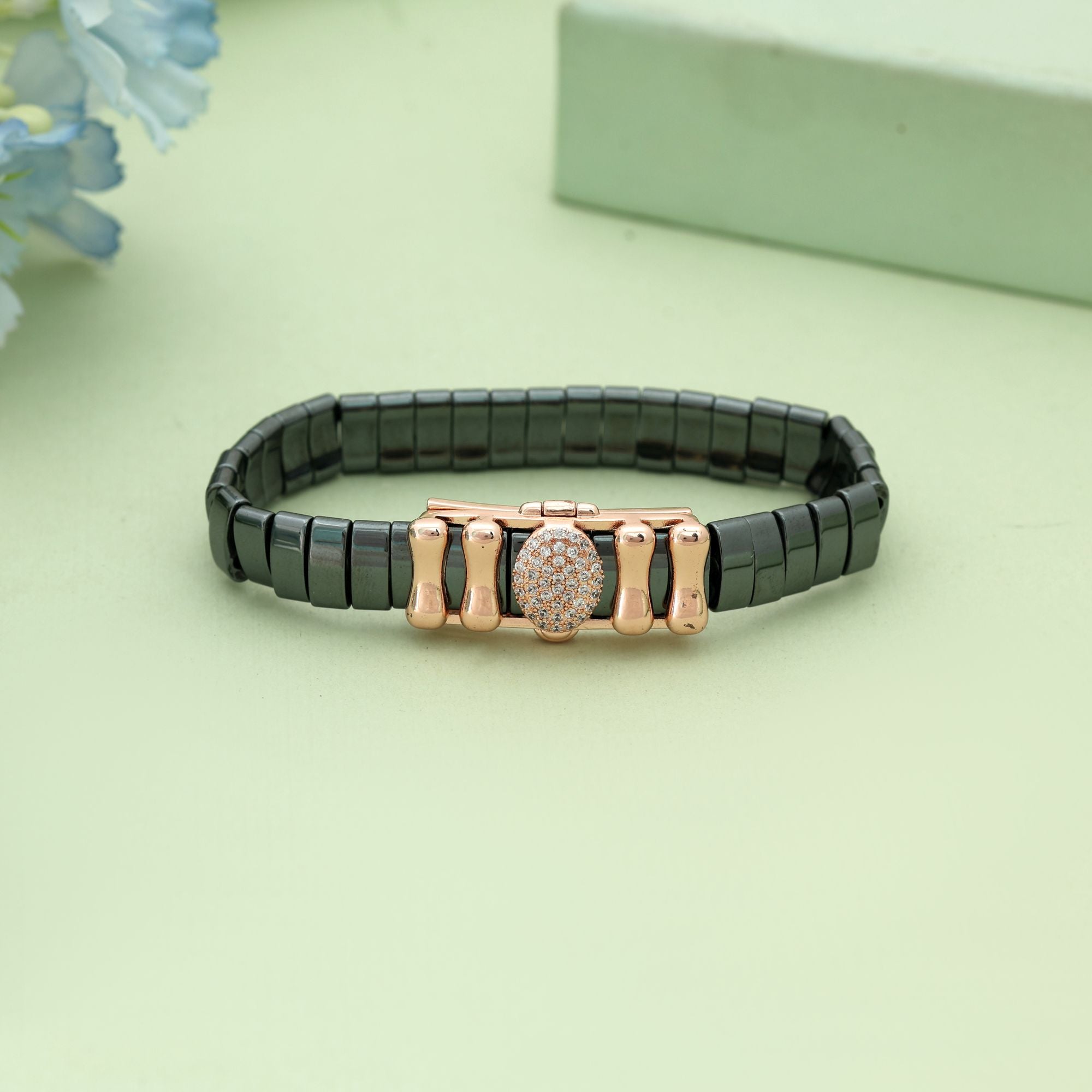 Black Color Anti Tarnish Bracelet