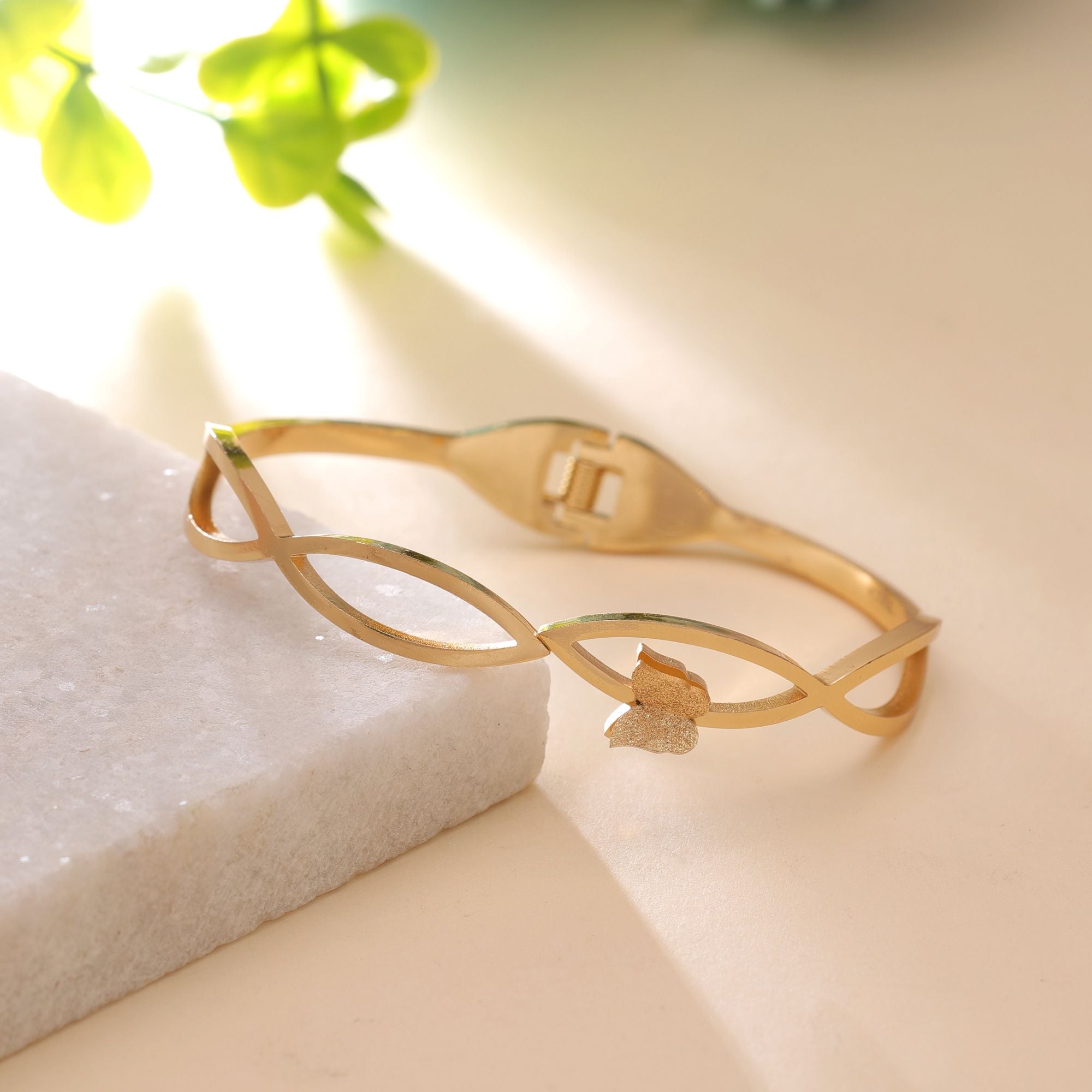 Gold Color Shine Protection Bracelet