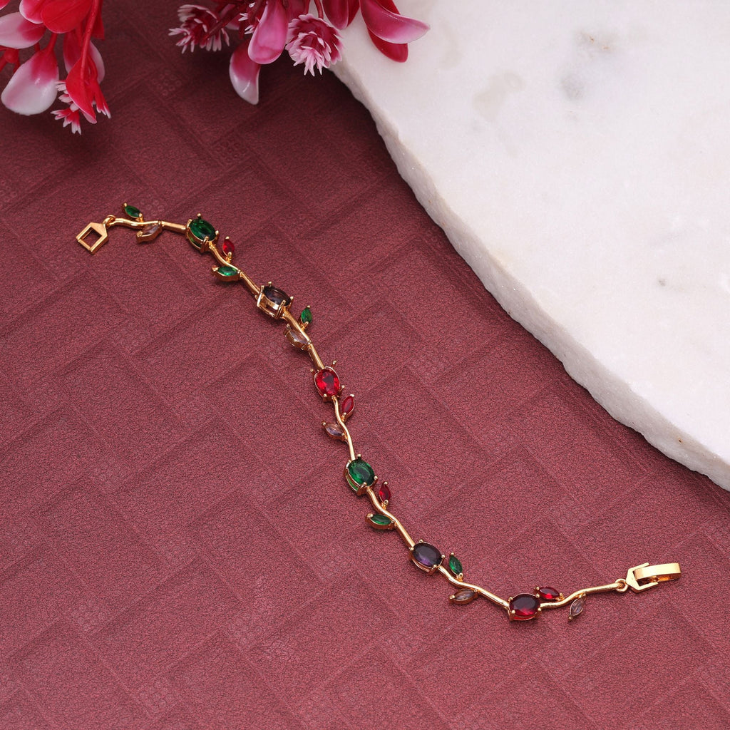 Multi Color Tulip Bracelet Handmade Traditional Design