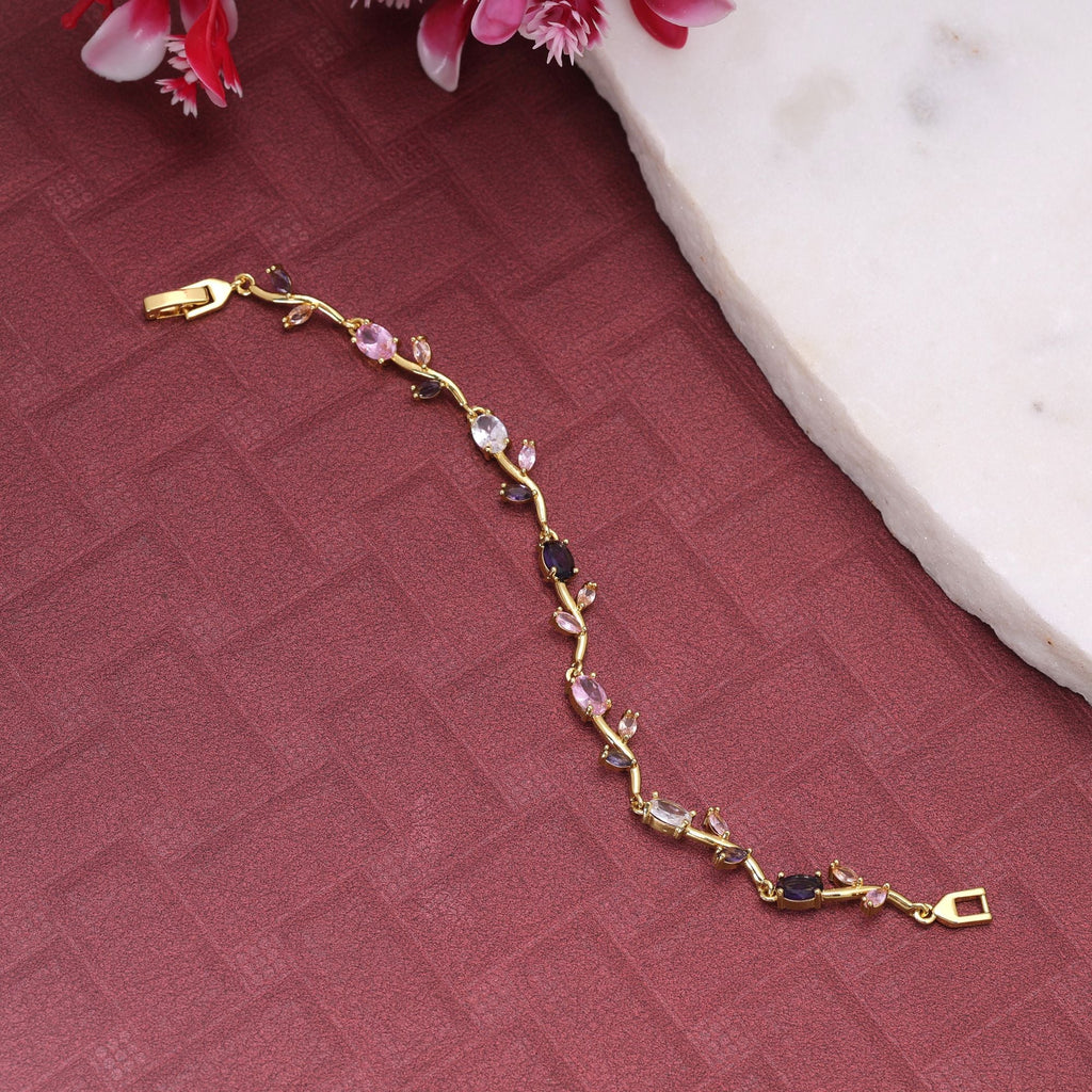 Multi Color Tulip Bracelet Decorative Ethnic Fashion