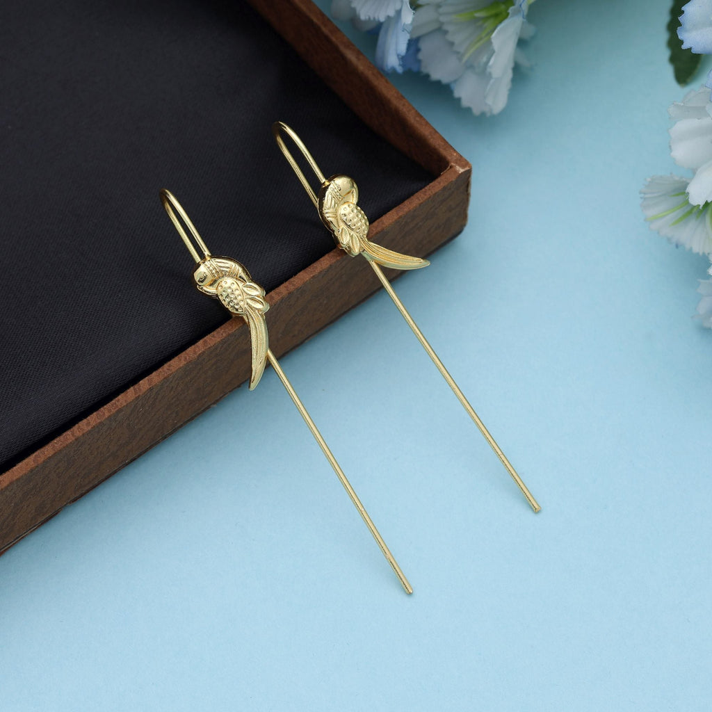 Gold Color Earcuff Non Piercing Stylish Statement Ear Jewelry