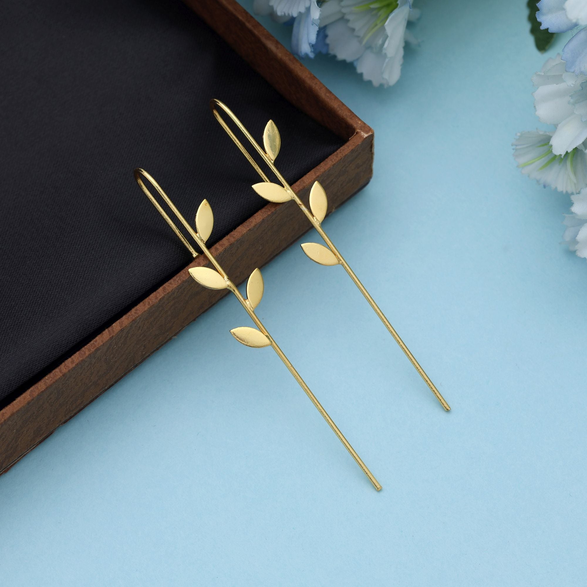 Gold Color Earcuff Designer Ear Wrap Modern Fashion Jewelry
