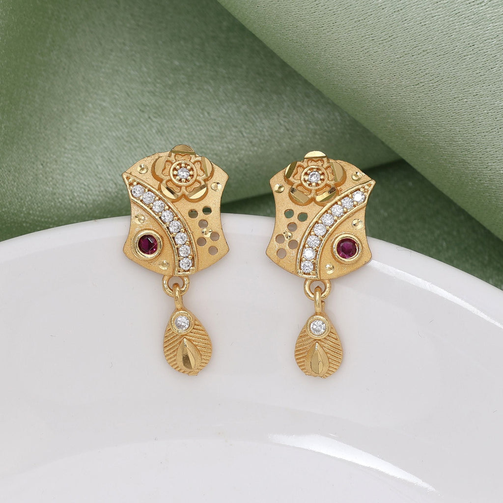 Gold Color Handcrafted Traditional Antique Earrings