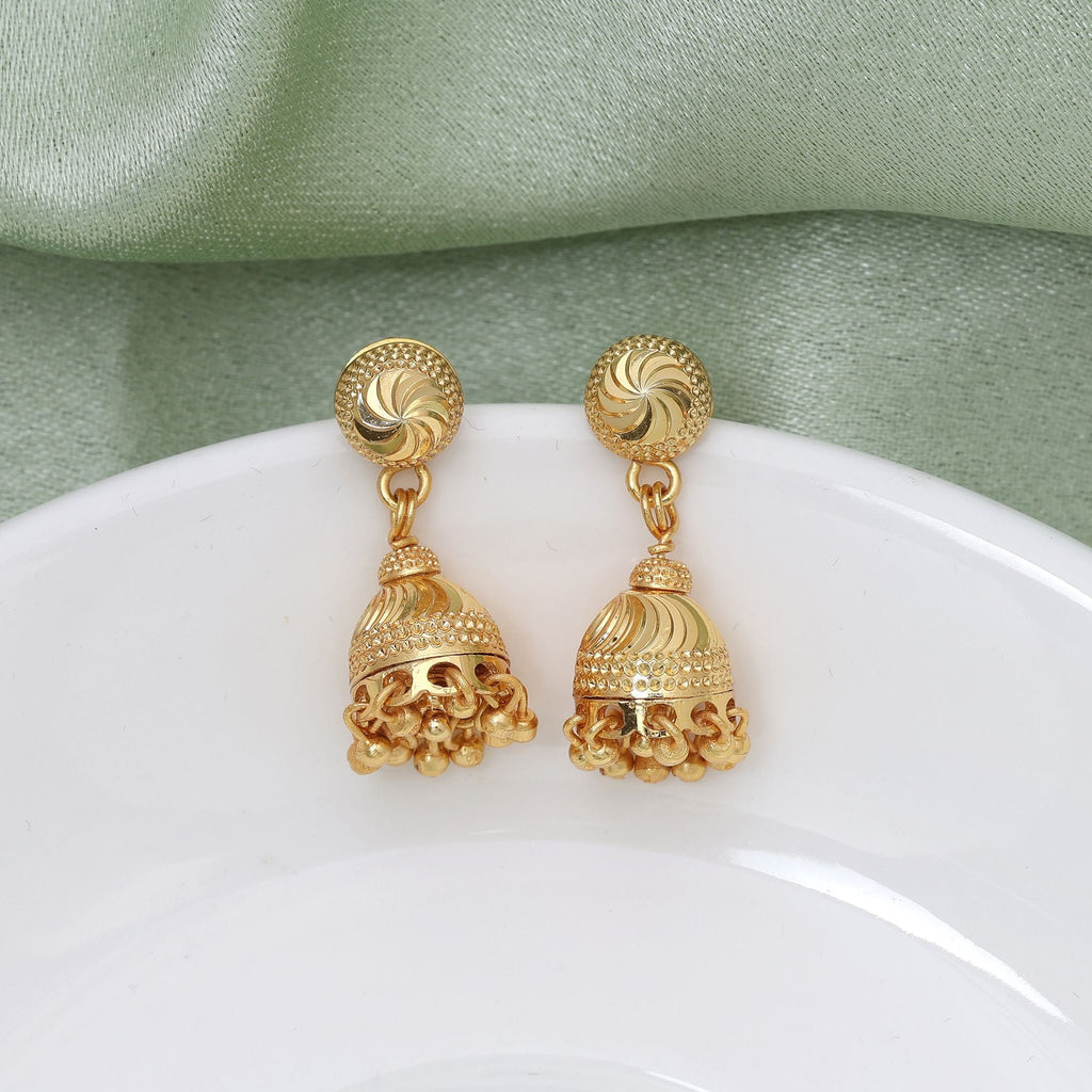 Gold Color Traditional Comfort Antique Earrings