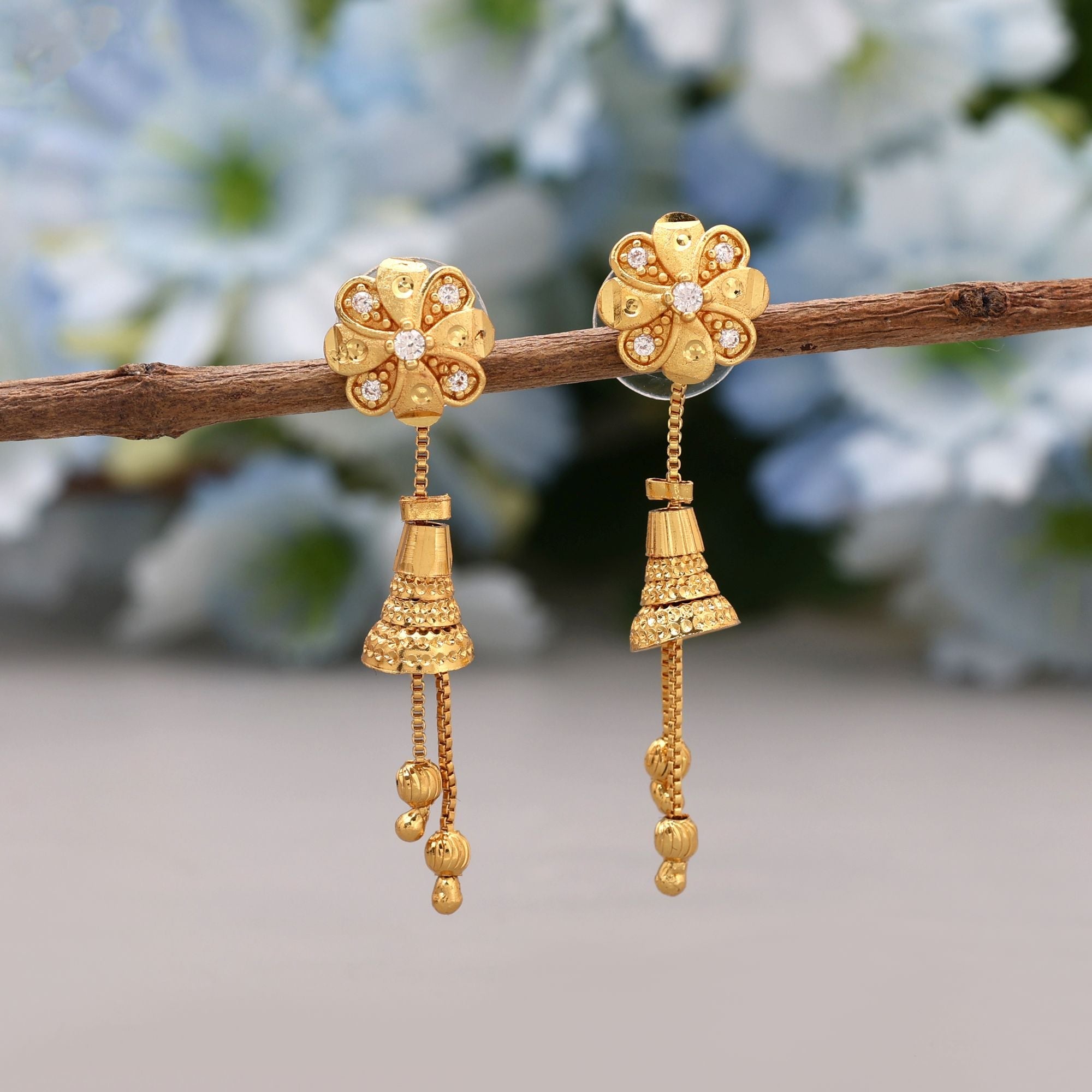 Gold Color Antique Bridal & Ethnic Earrings