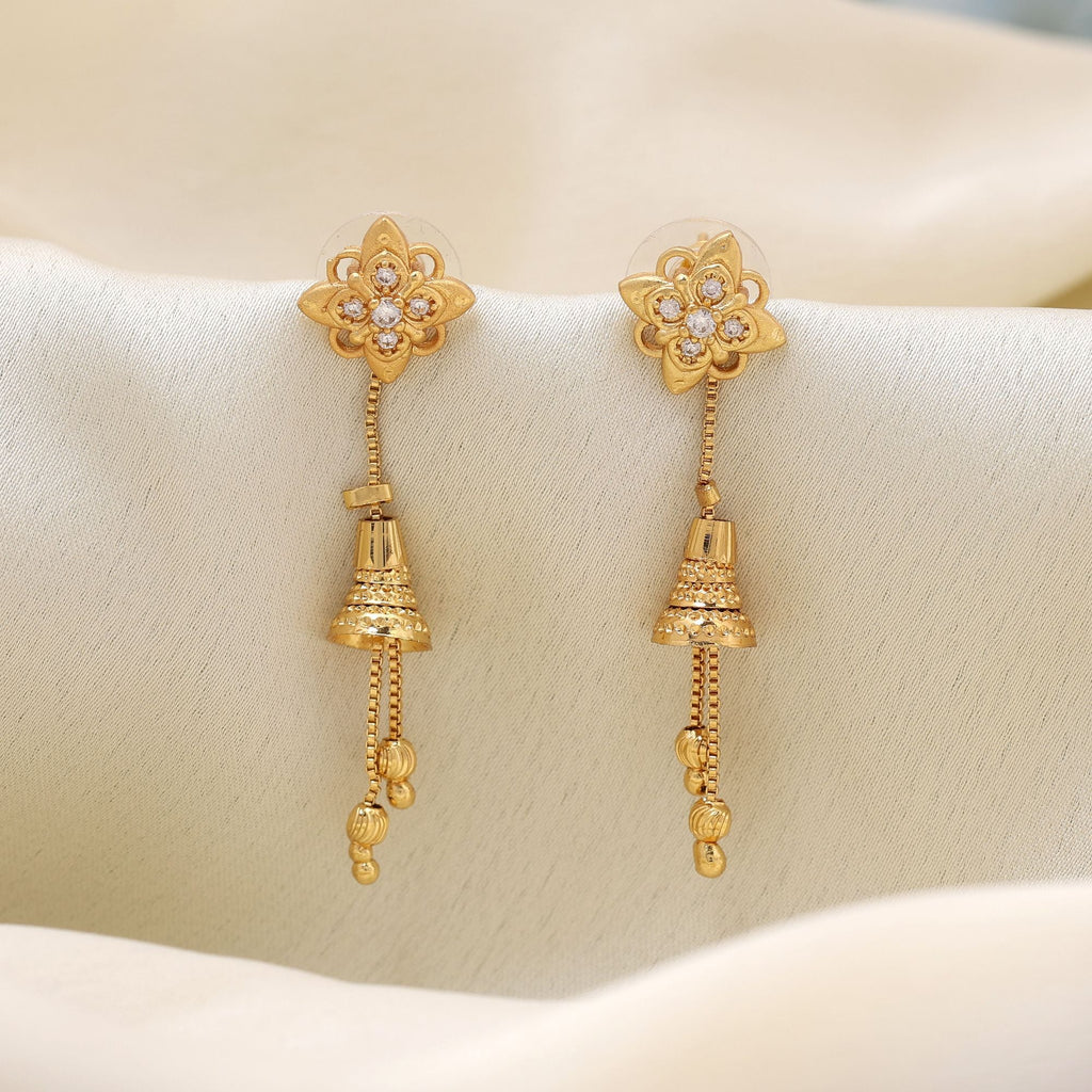 Gold Color Antique Royal Craftsmanship Earrings