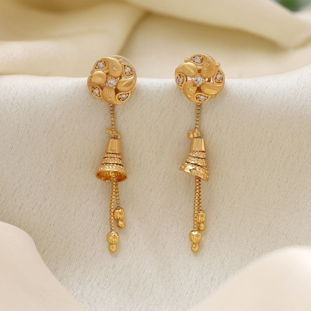 Gold Color Classic Ethnic Fashion Earrings