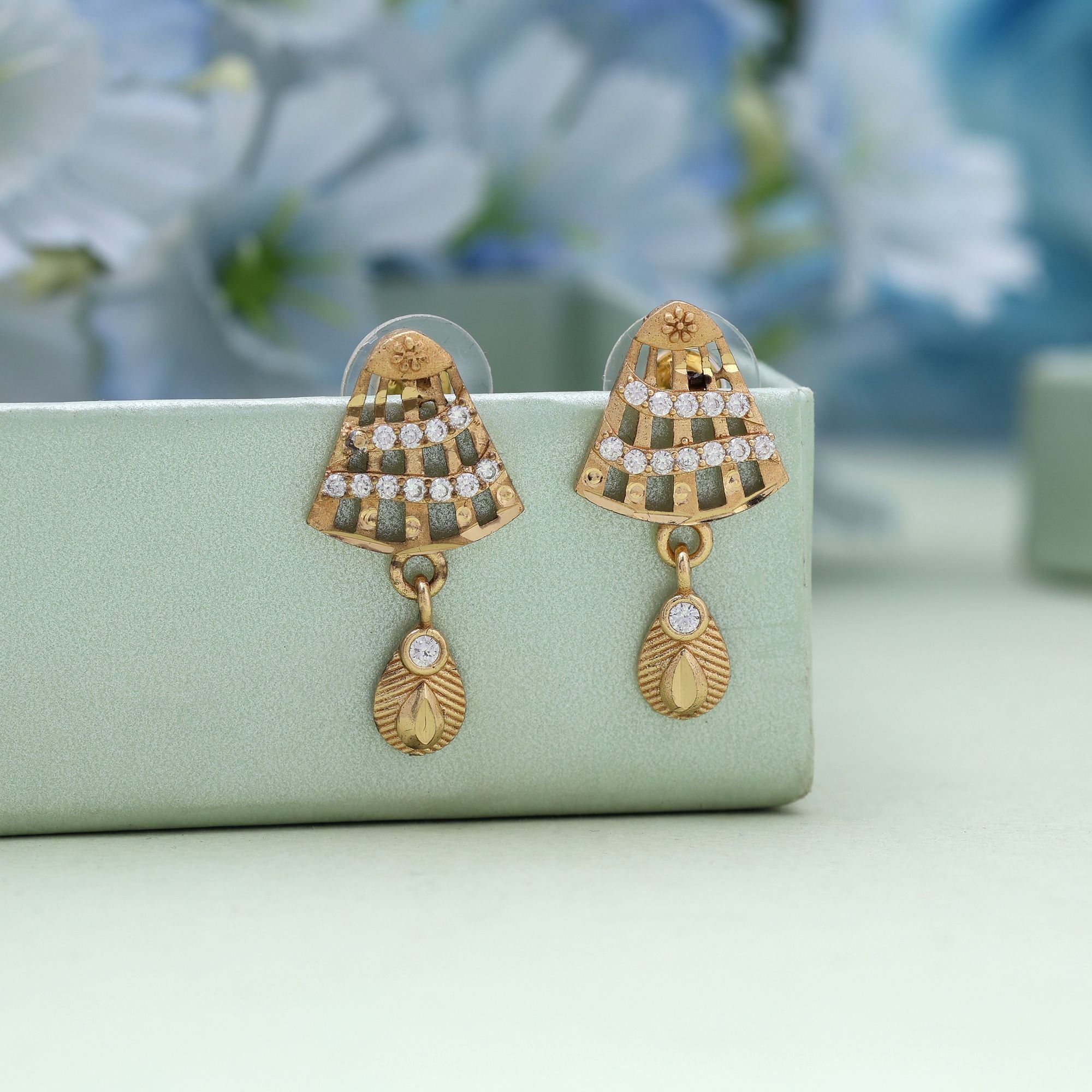 Gold Color Premium Long-Lasting Antique Earrings