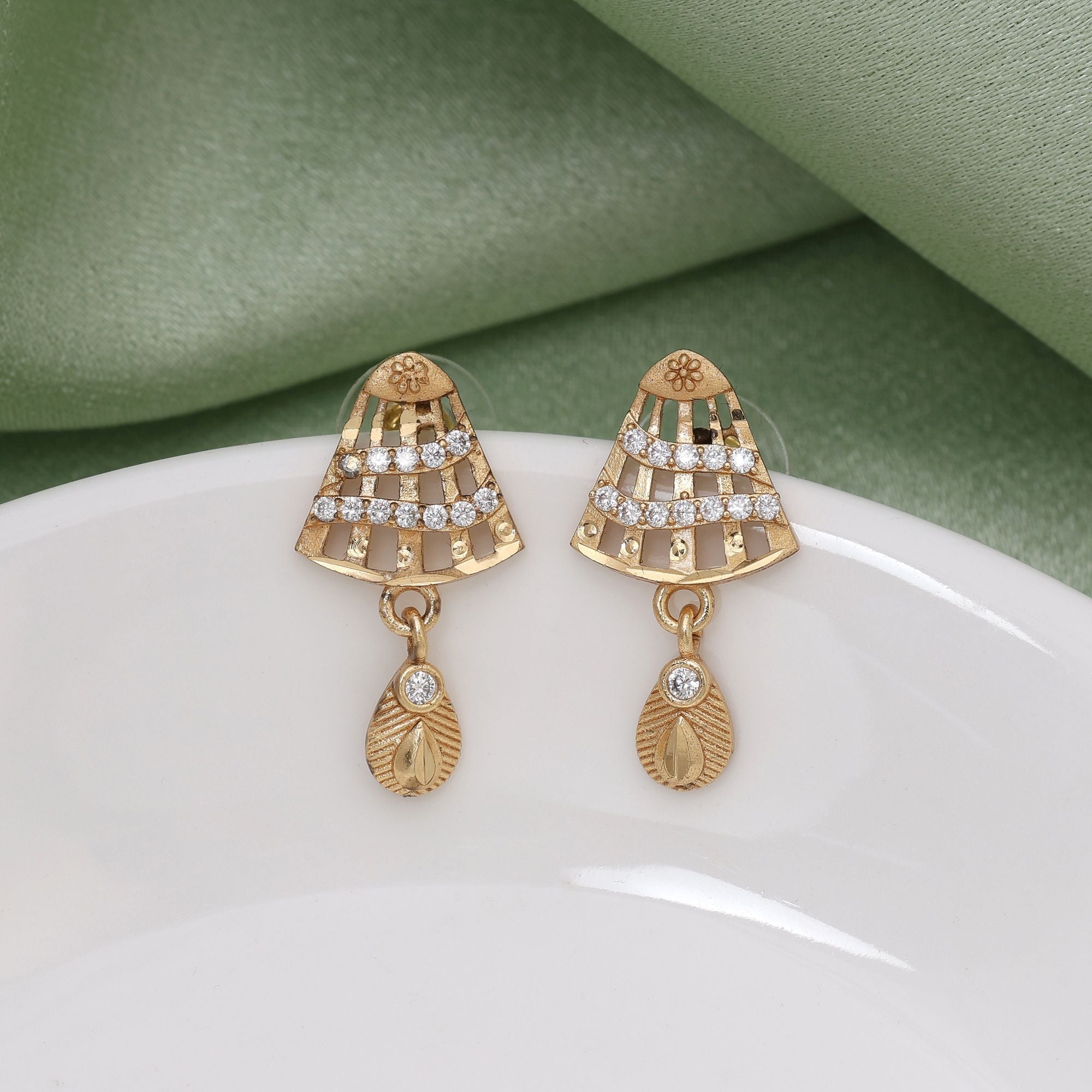 Gold Color Premium Long-Lasting Antique Earrings