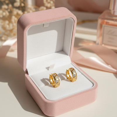 Gold Color Antique Earrings Inspired By Royal Traditions And Cultural Heritage