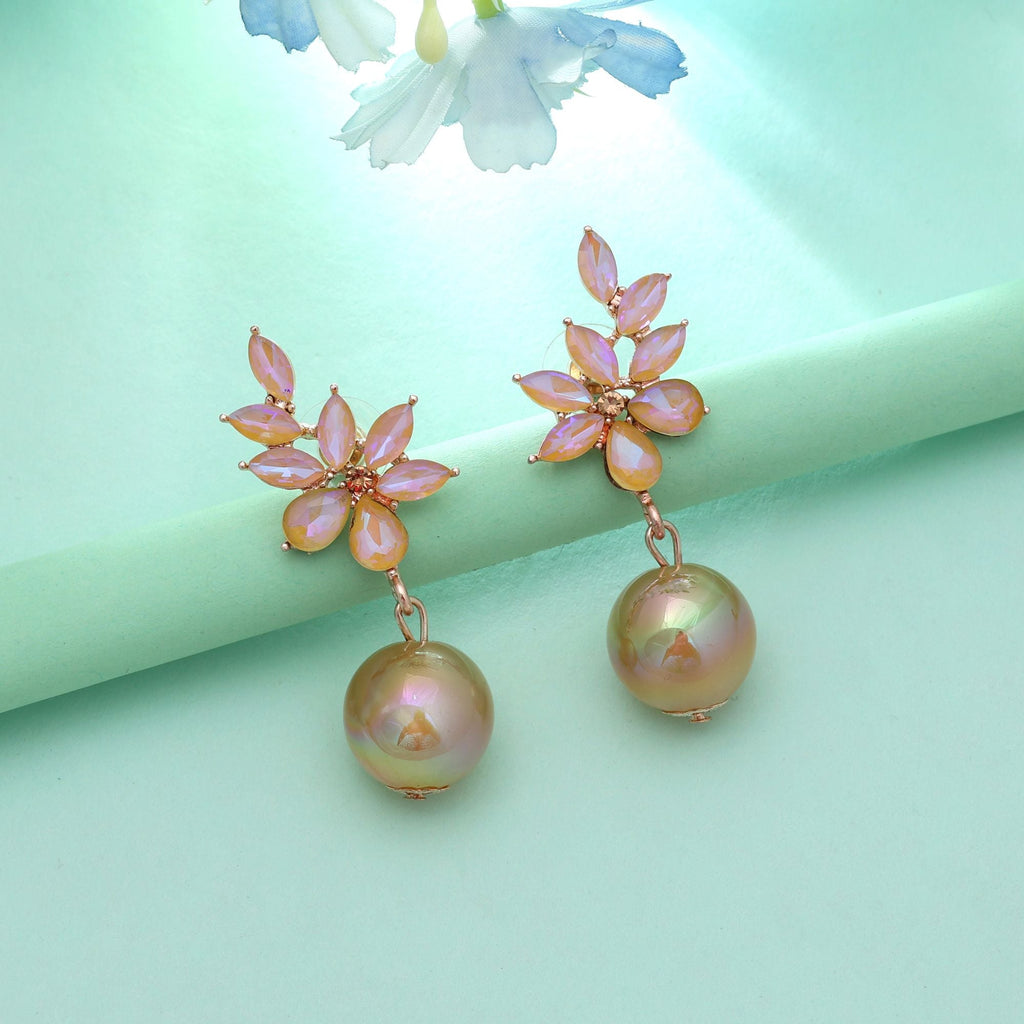 Gold Color Antique Earrings Royal Heritage Inspired Jewelry Design