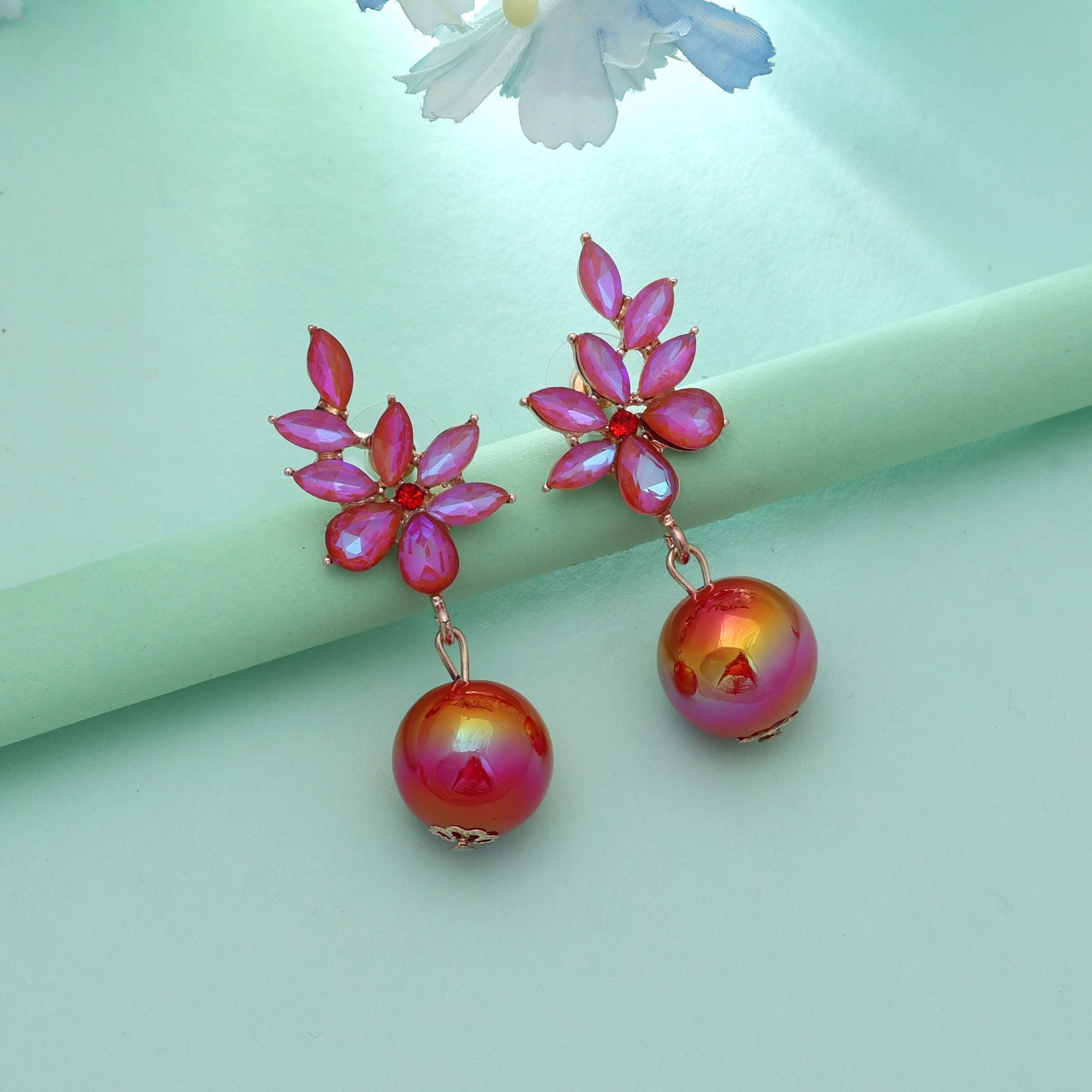 Rani Color Antique Earrings Classic Ethnic Antique Jewelry Design