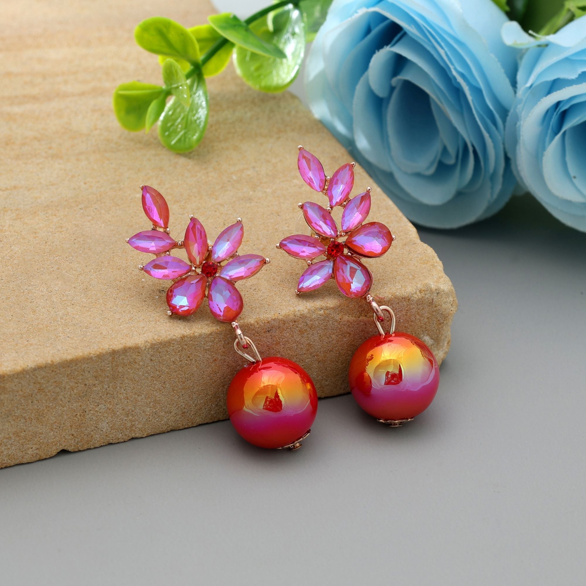 Rani Color Antique Earrings Classic Ethnic Antique Jewelry Design