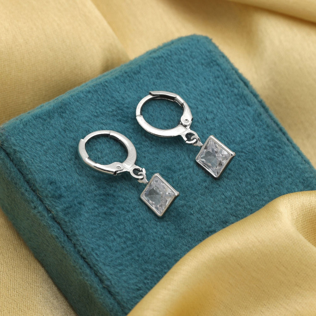 Silver Color Royal Antique Earrings