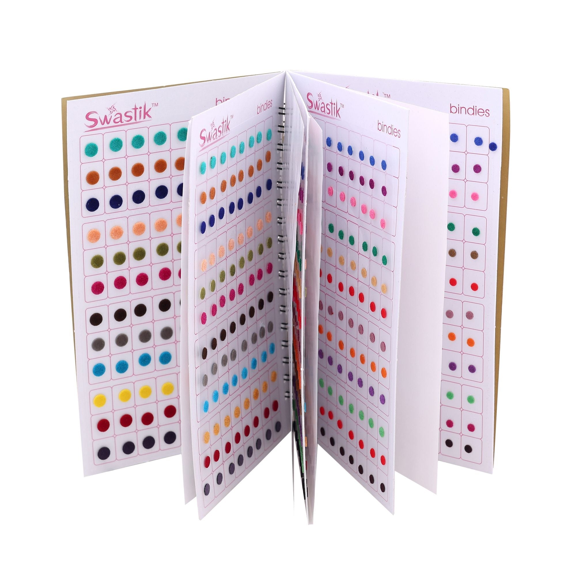 Assorted Color Bindi Book For Women & Girls- Total Pieces- 960 (BND104MLT)