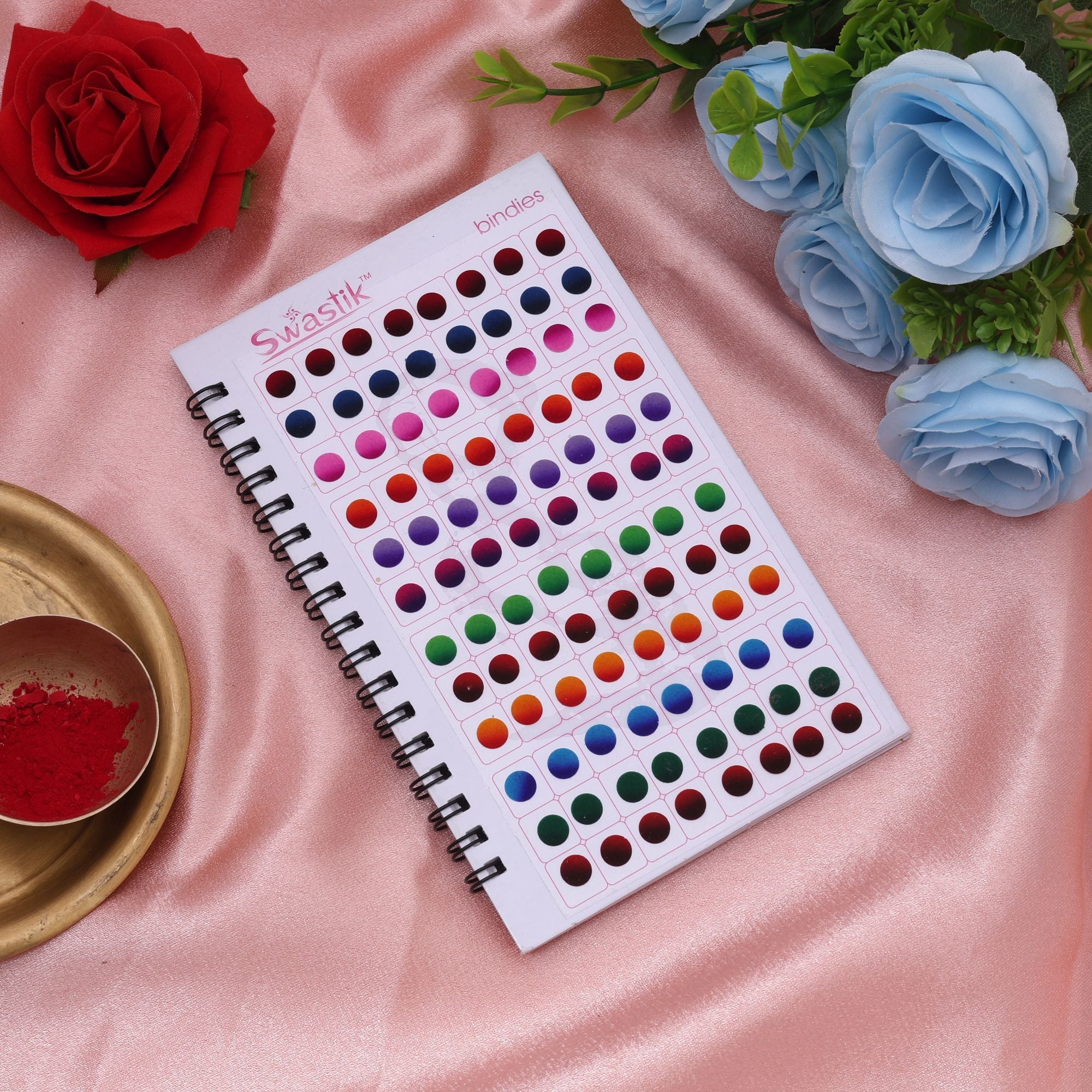 Assorted Color Bindi Book For Women & Girls- Total Pieces- 960 (BND106MLT)