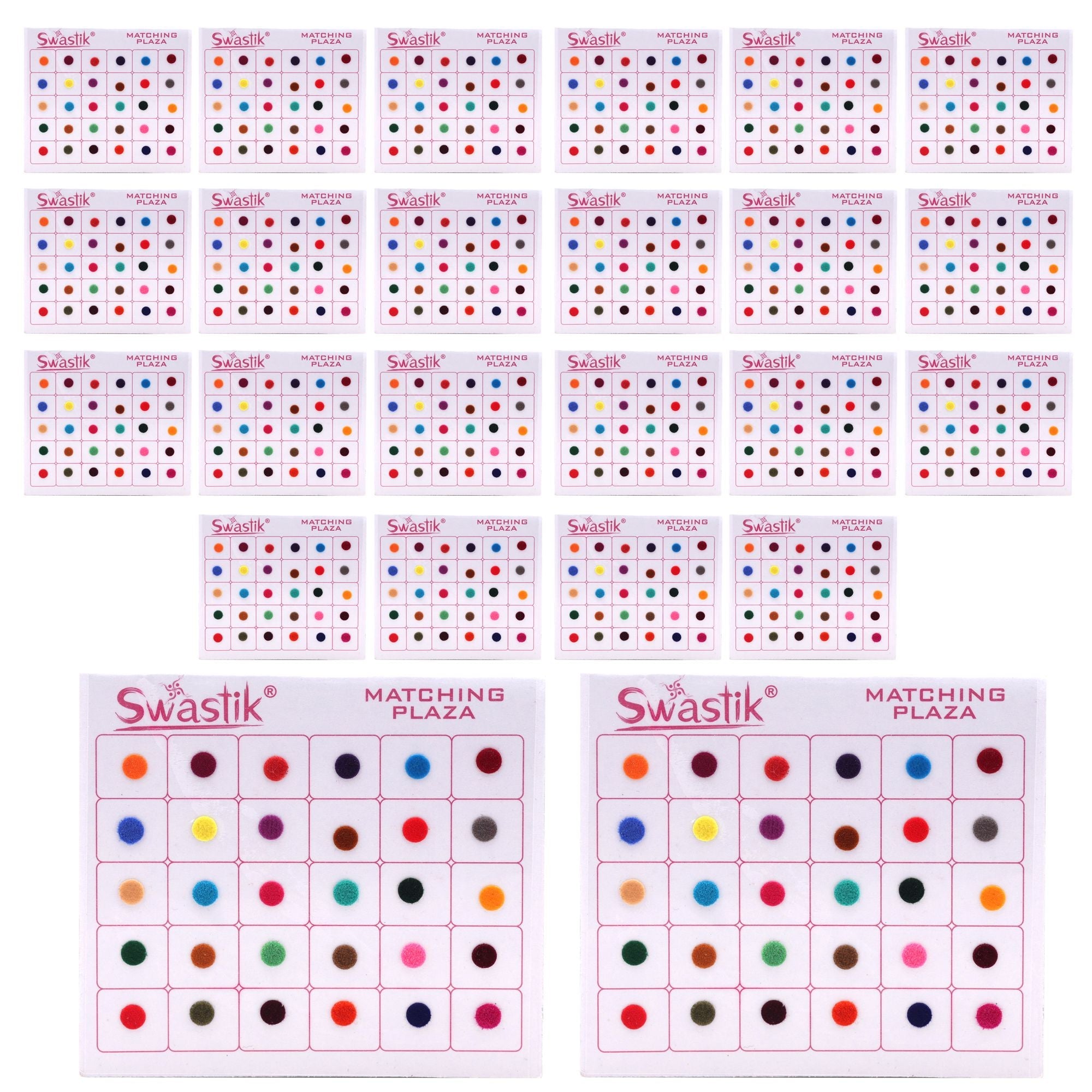 Assorted Color Bindi Book For Women & Girls- Total Pieces- 1440 (BND117MLT)