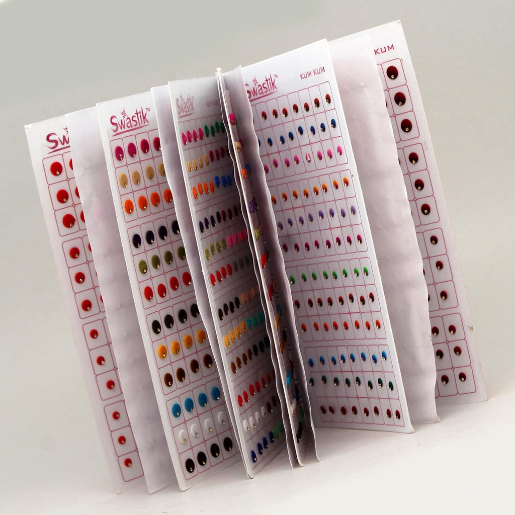 Multicolor Velvet Bindi Book For Women & Girls- Total Pieces- 960