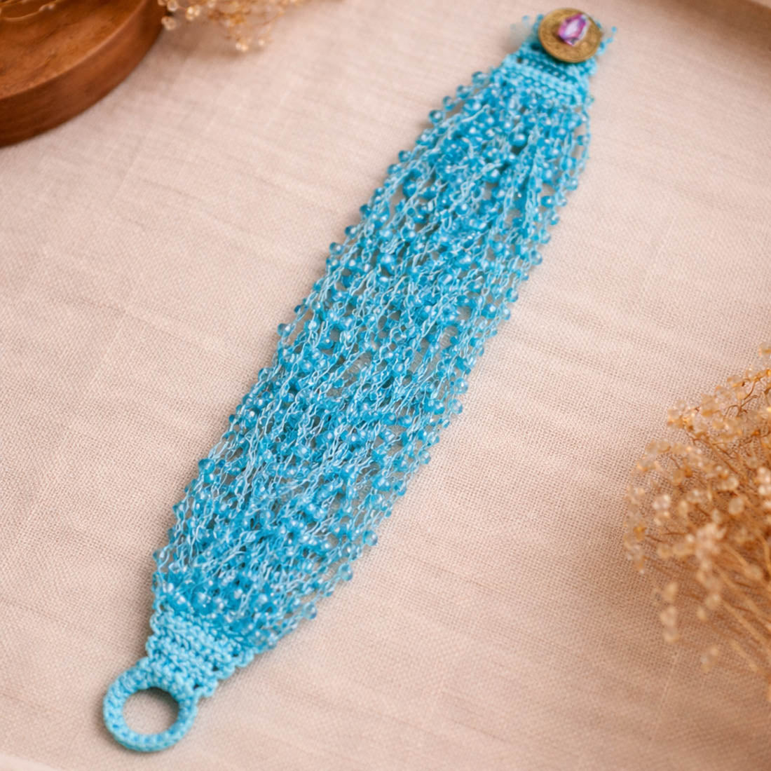 Firozi Color Fashion Bracelet Unique Stylish Trendy Wrist Jewelry