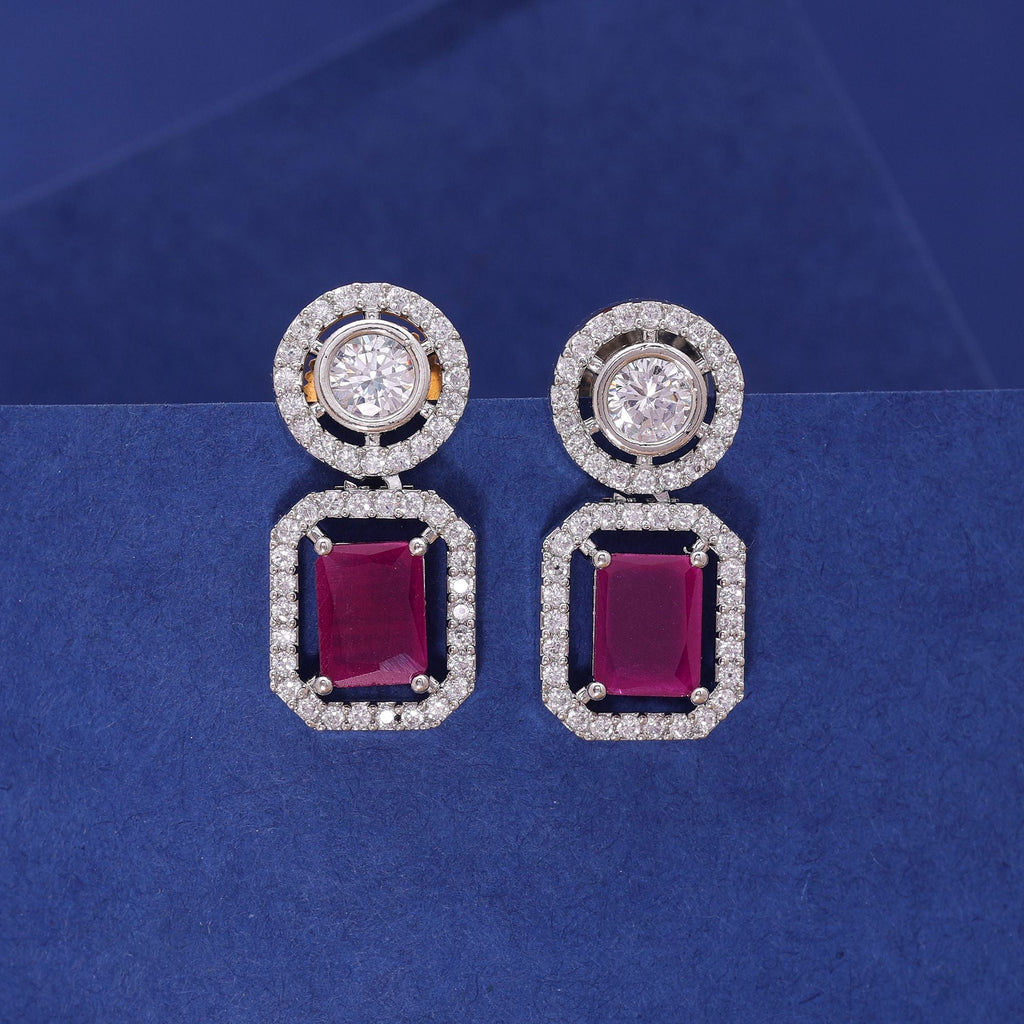 Rani Color Traditional Diamond Earrings