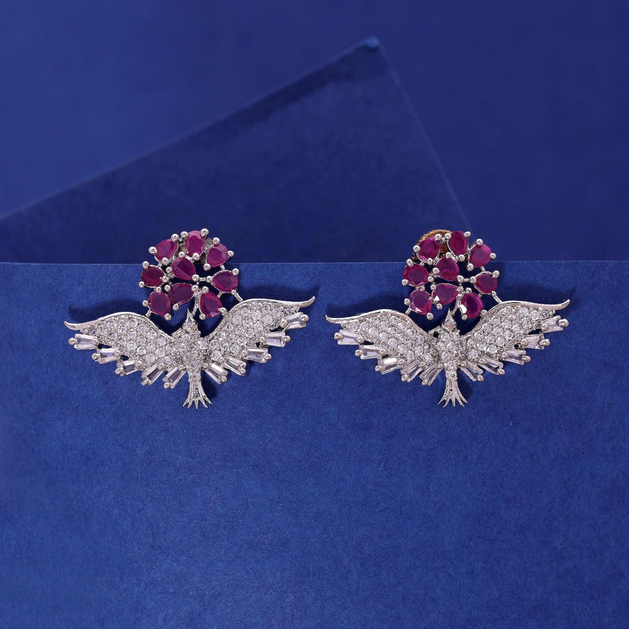 Rani Color Royal Diamond Earrings