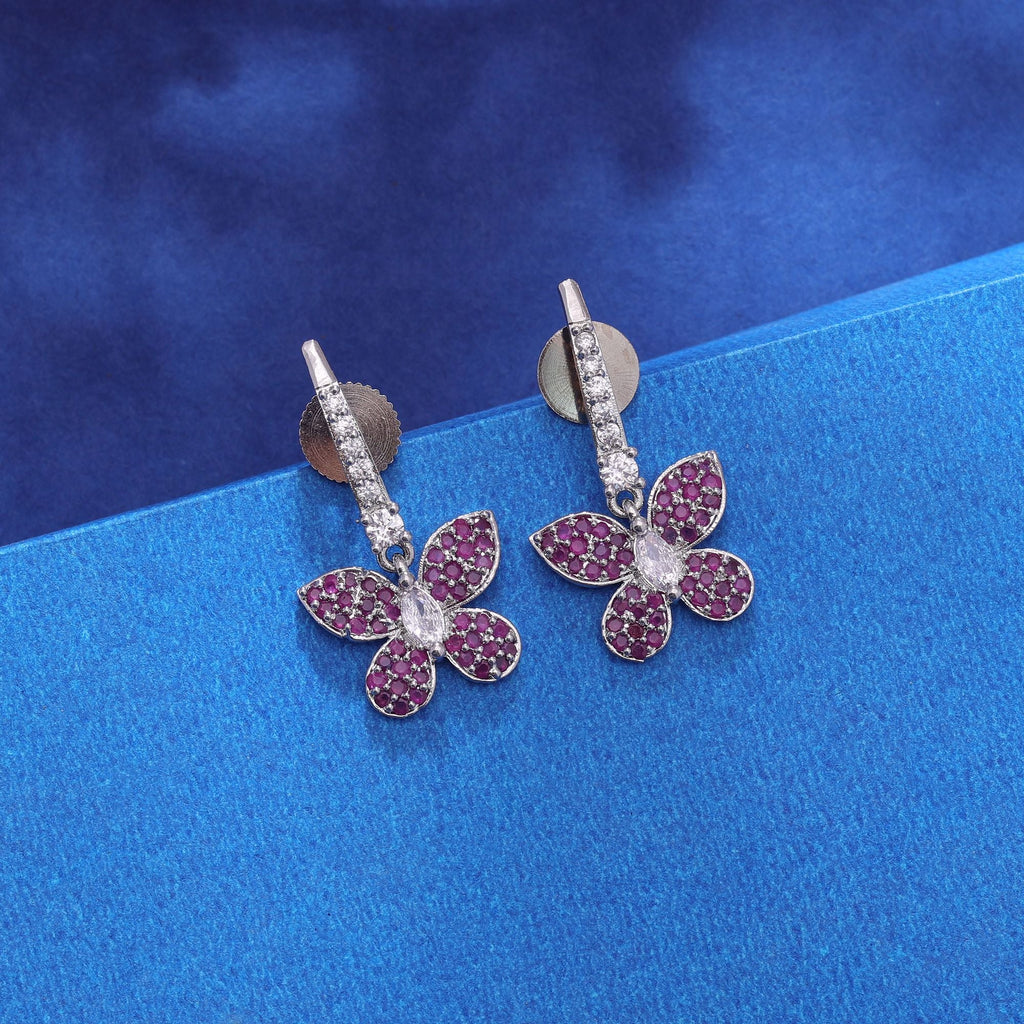 Rani Color Sparkling Diamond Earrings