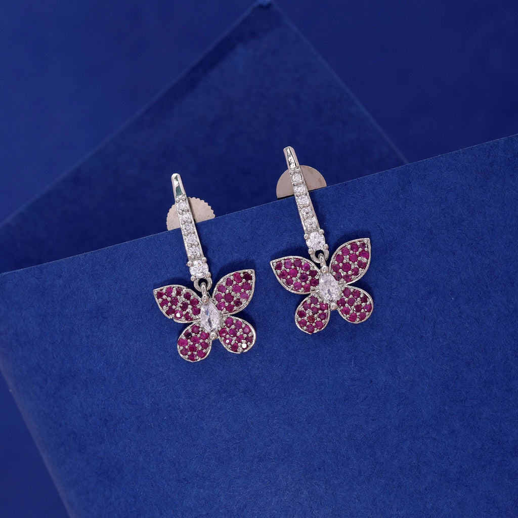 Rani Color Sparkling Diamond Earrings
