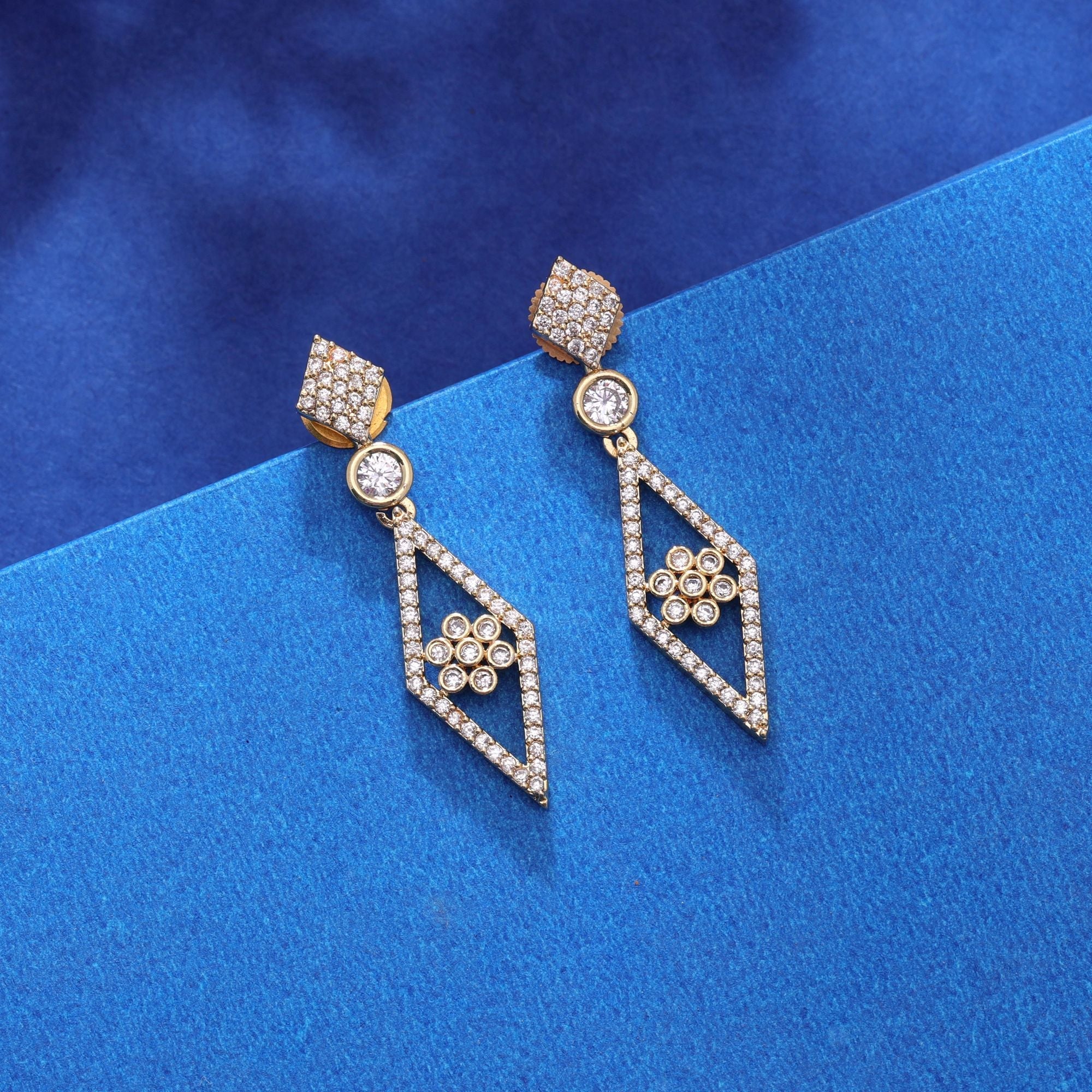 Gold Color Party Wear Earrings
