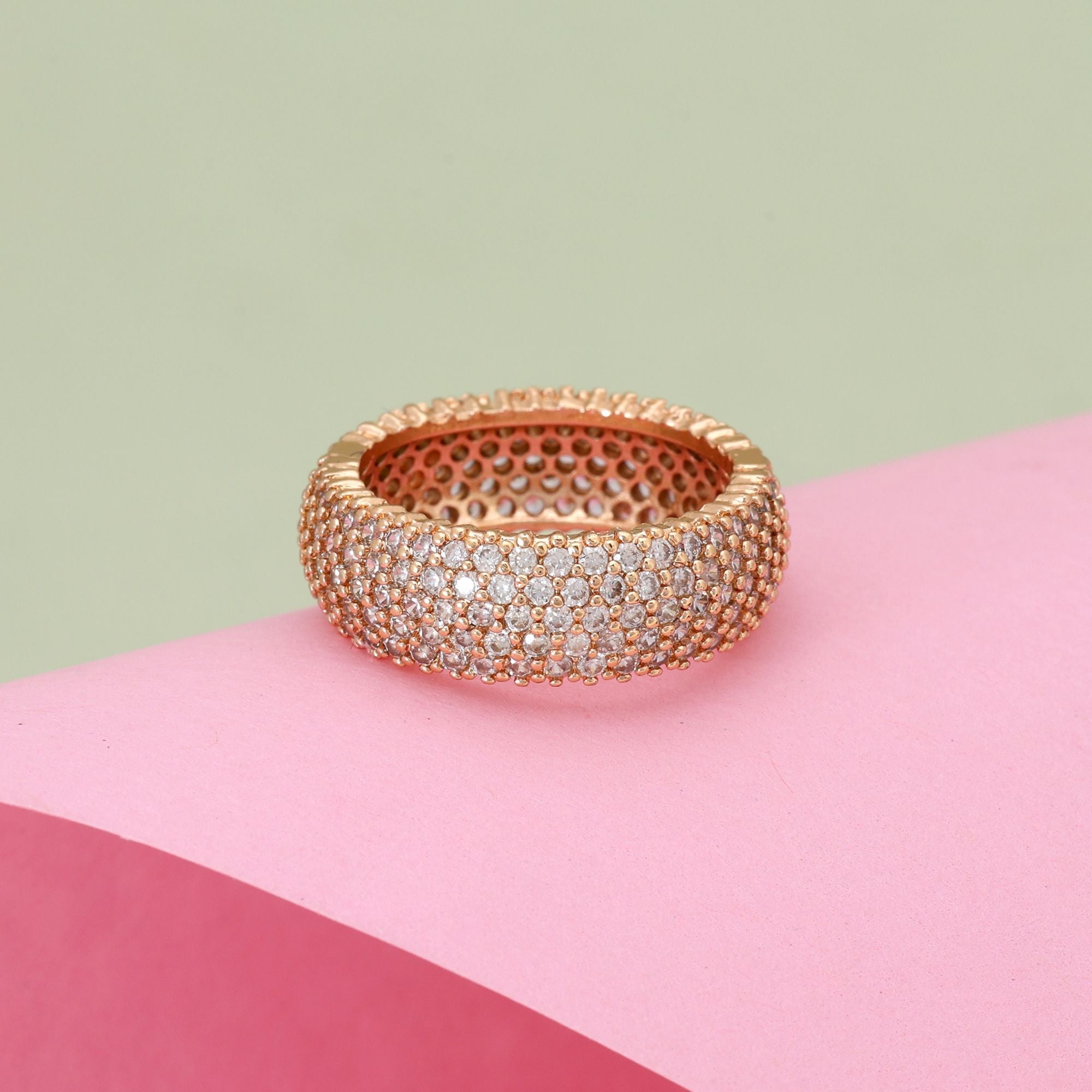 Beautiful Gold Color Combo Of 12 Pieces Rings Designed For Traditional And Modern Looks