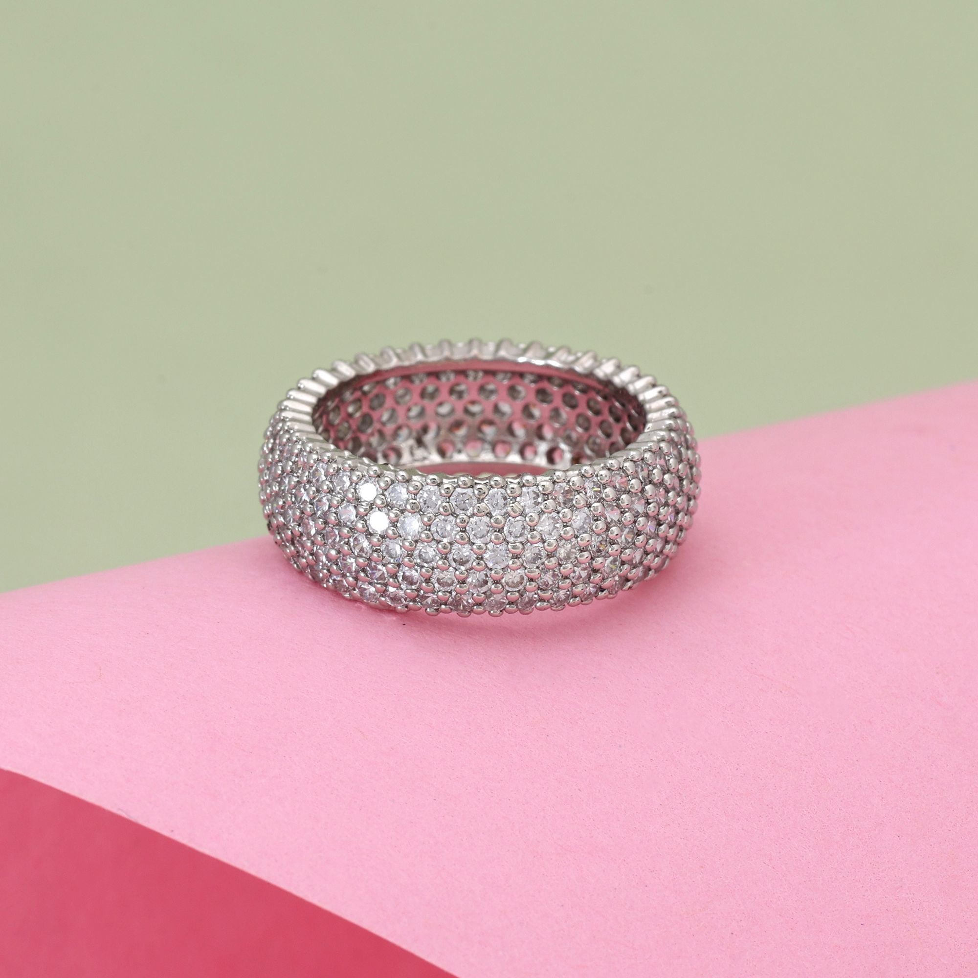 Graceful Silver Color Combo Of 12 Pieces Rings Perfect For Party And Special Events