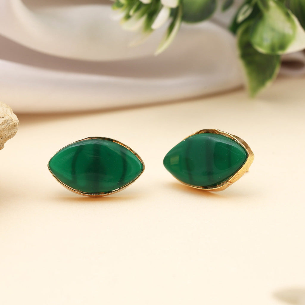 Classic Green Color Amrapali Earrings With Ethnic Tribal Inspired Handwork