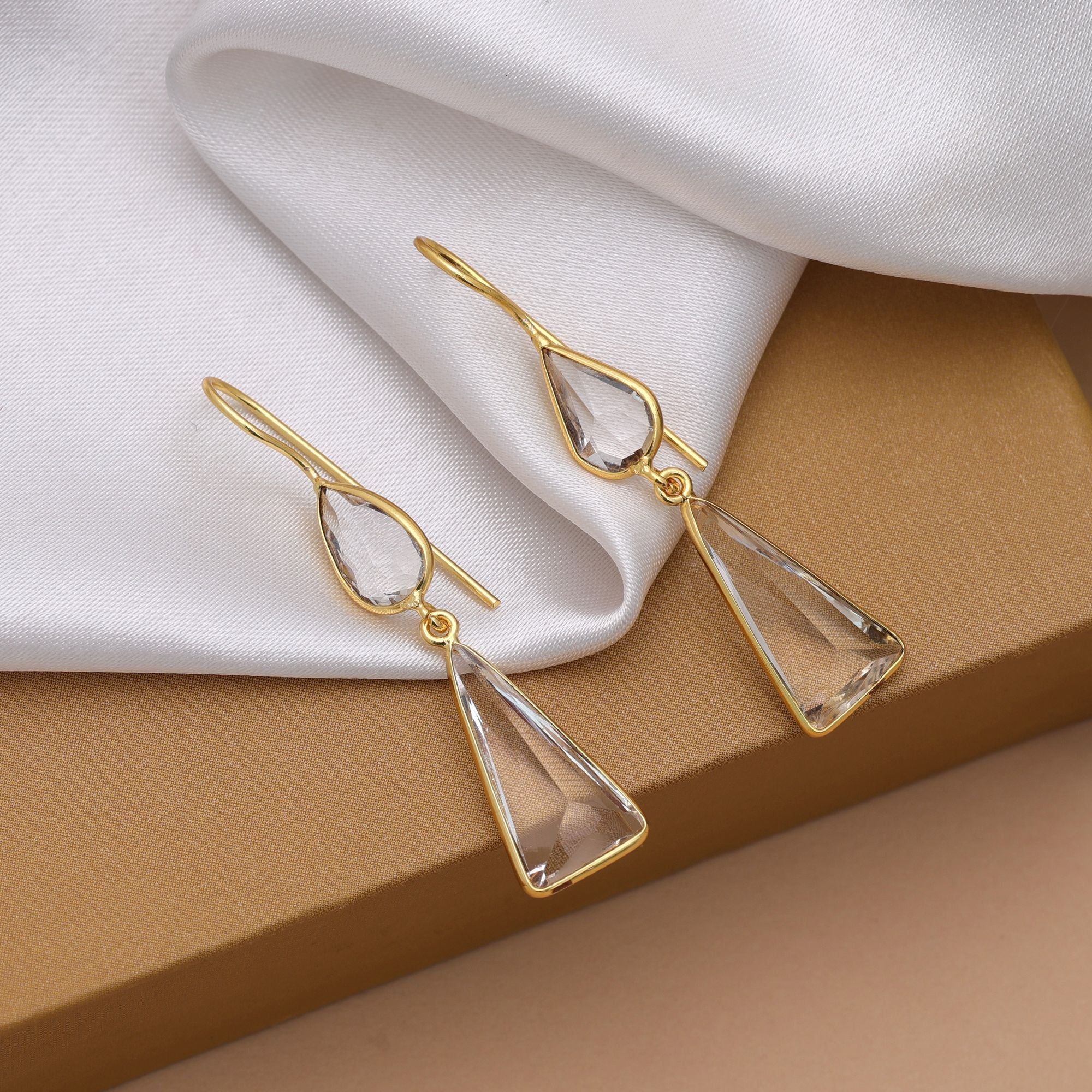 White Color Amrapali Earrings Premium Bridal Jewelry