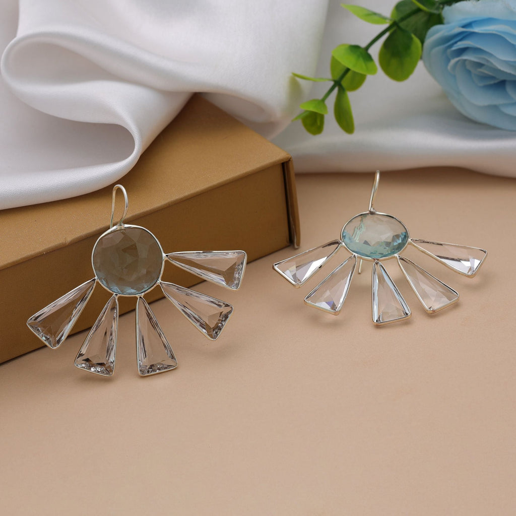 White Color Amrapali Earrings Elegant Bridal Party Wear