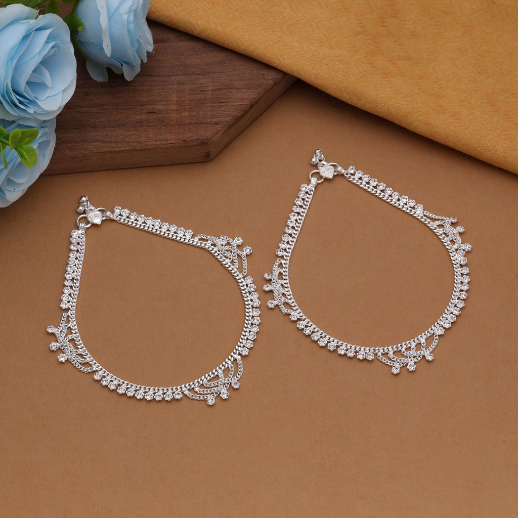 Handcrafted Silver Traditional Anklet