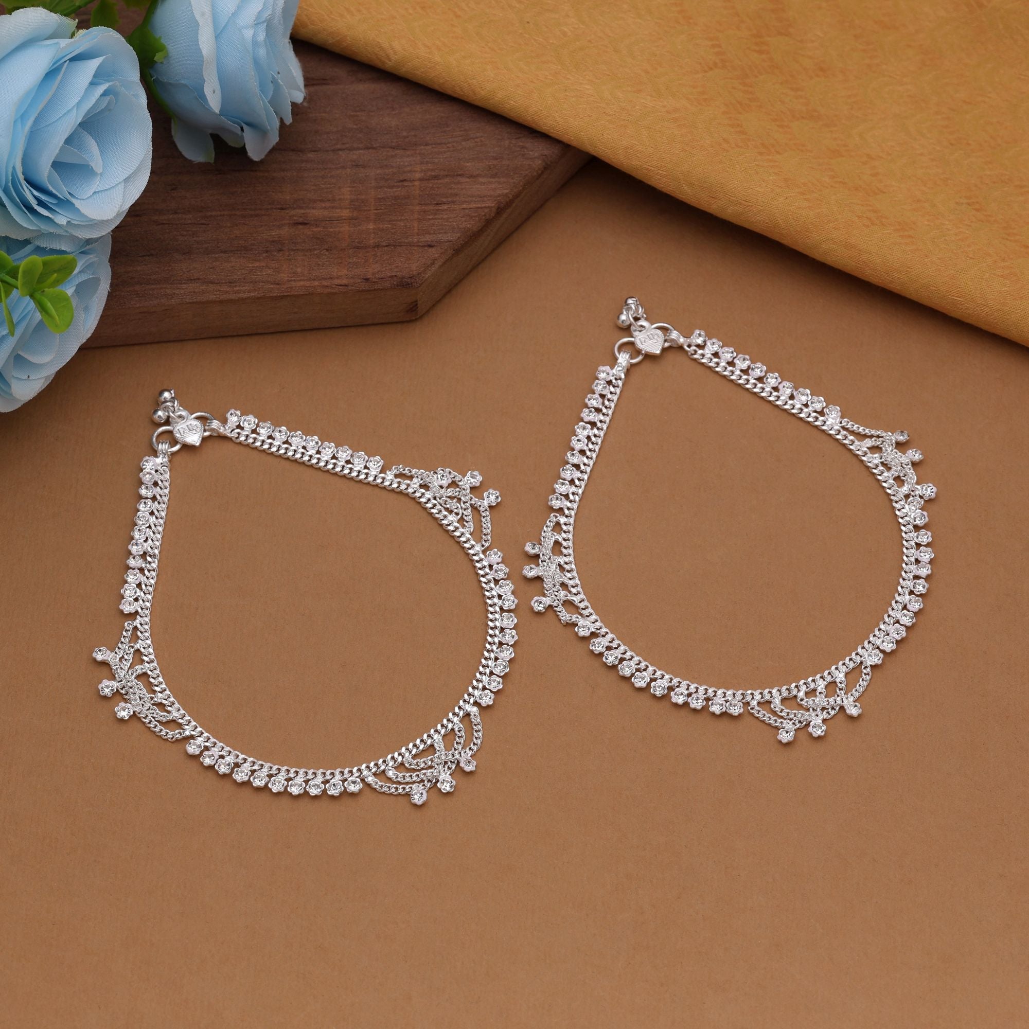 Handcrafted Silver Traditional Anklet