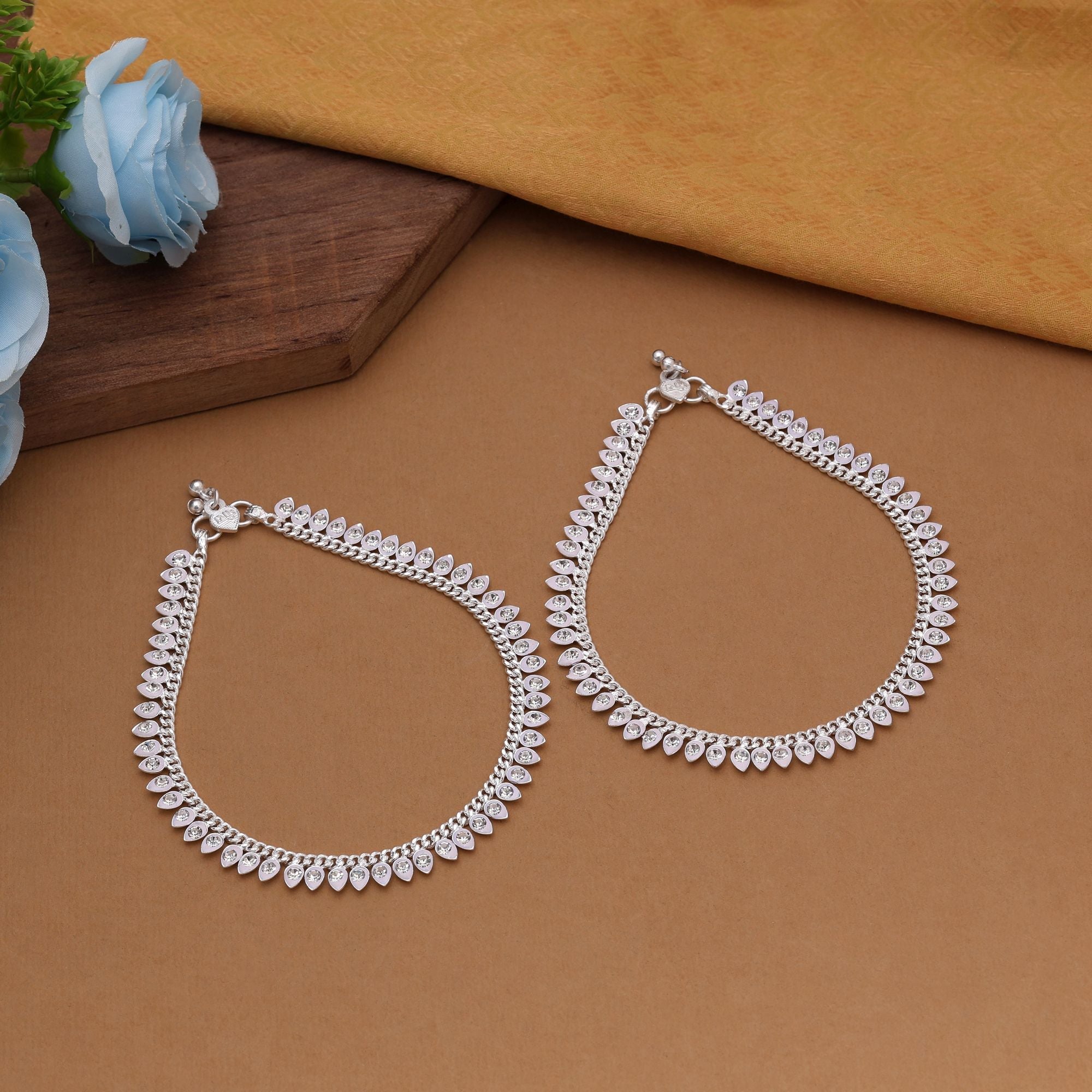 Minimalist Silver Ethnic Daily Anklet