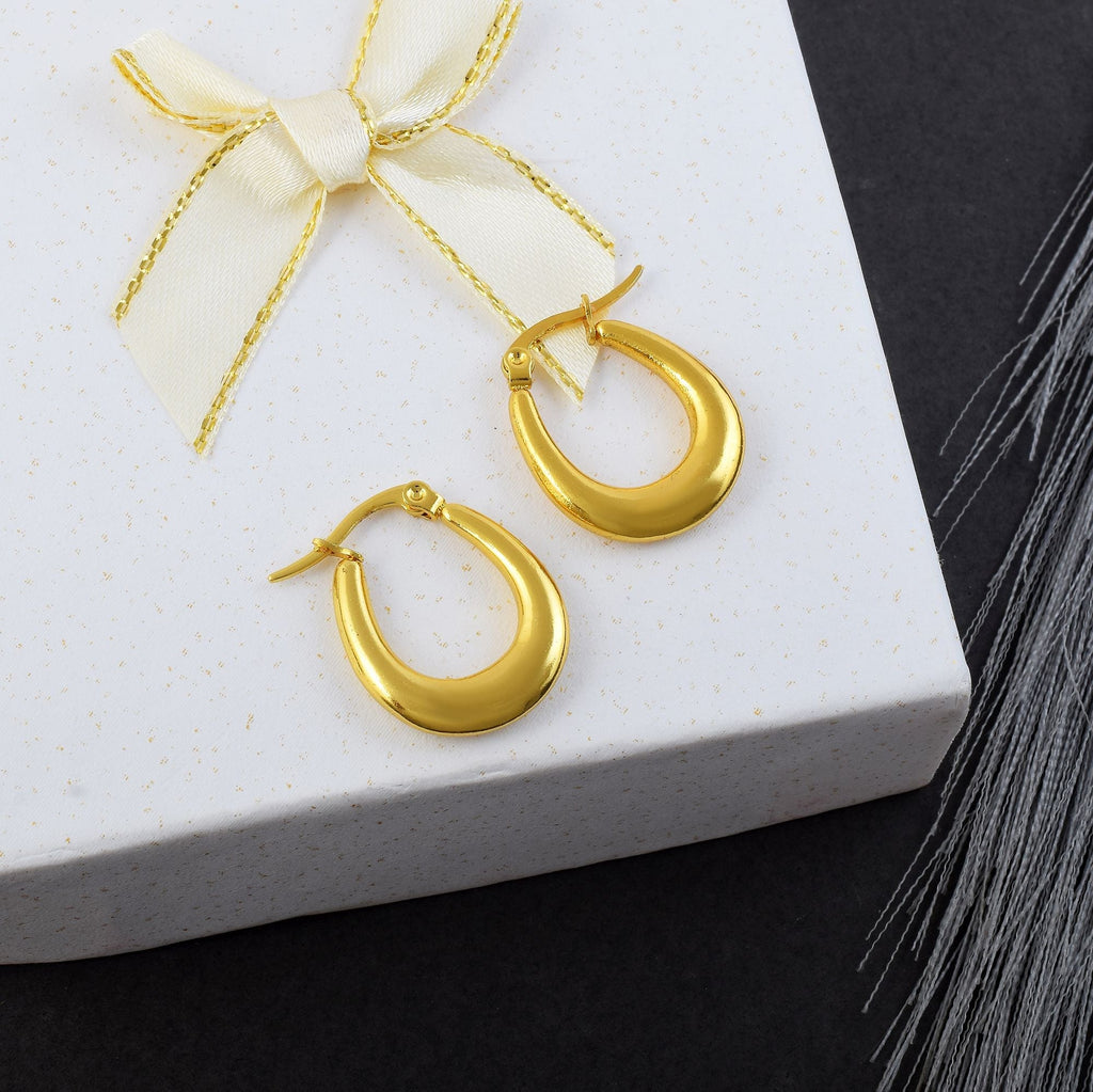 Gorgeous Gold Color Anti Tarnish Earrings Crafted with Premium Handmade Jewelry Finishing Touch