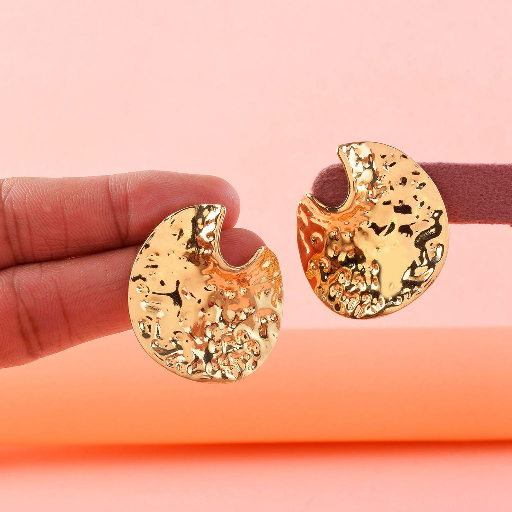 Stylish Gold Color Anti Tarnish Earrings Designed for Festivals, Parties, and Bridal Jewelry Styling